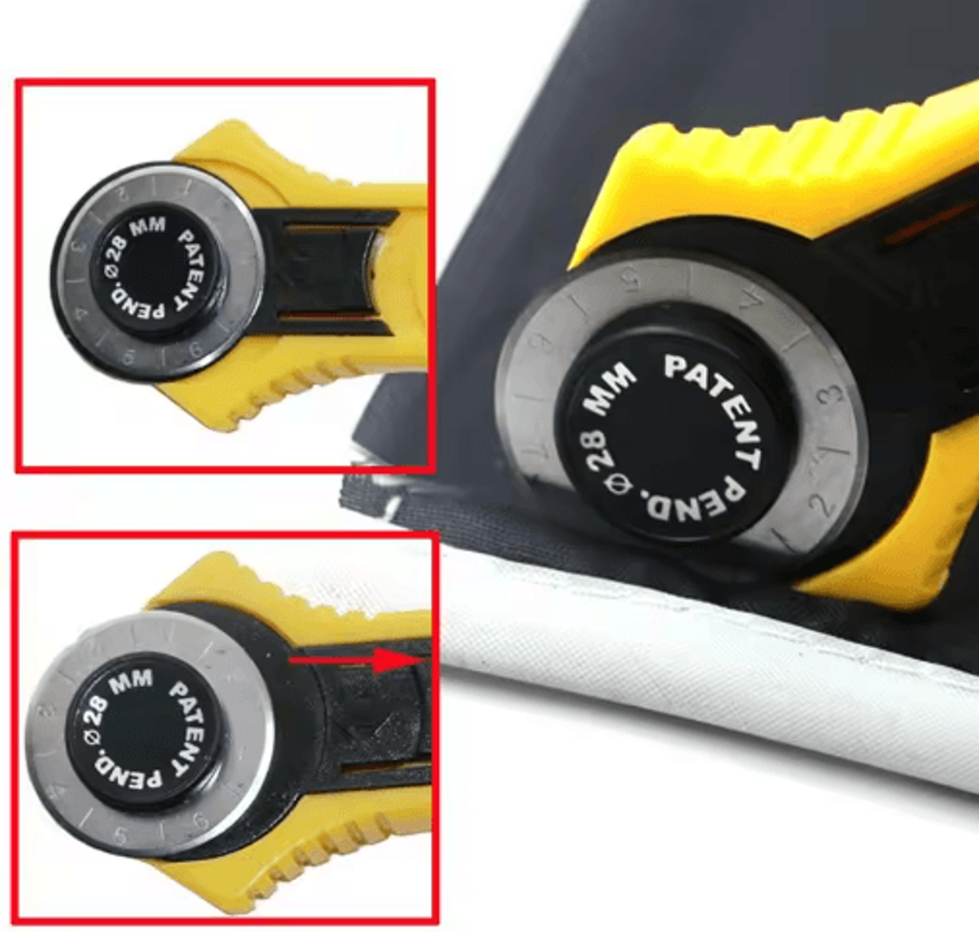 28mm Rotary Fabric Cutter For Sewing  Leather Crafts 8