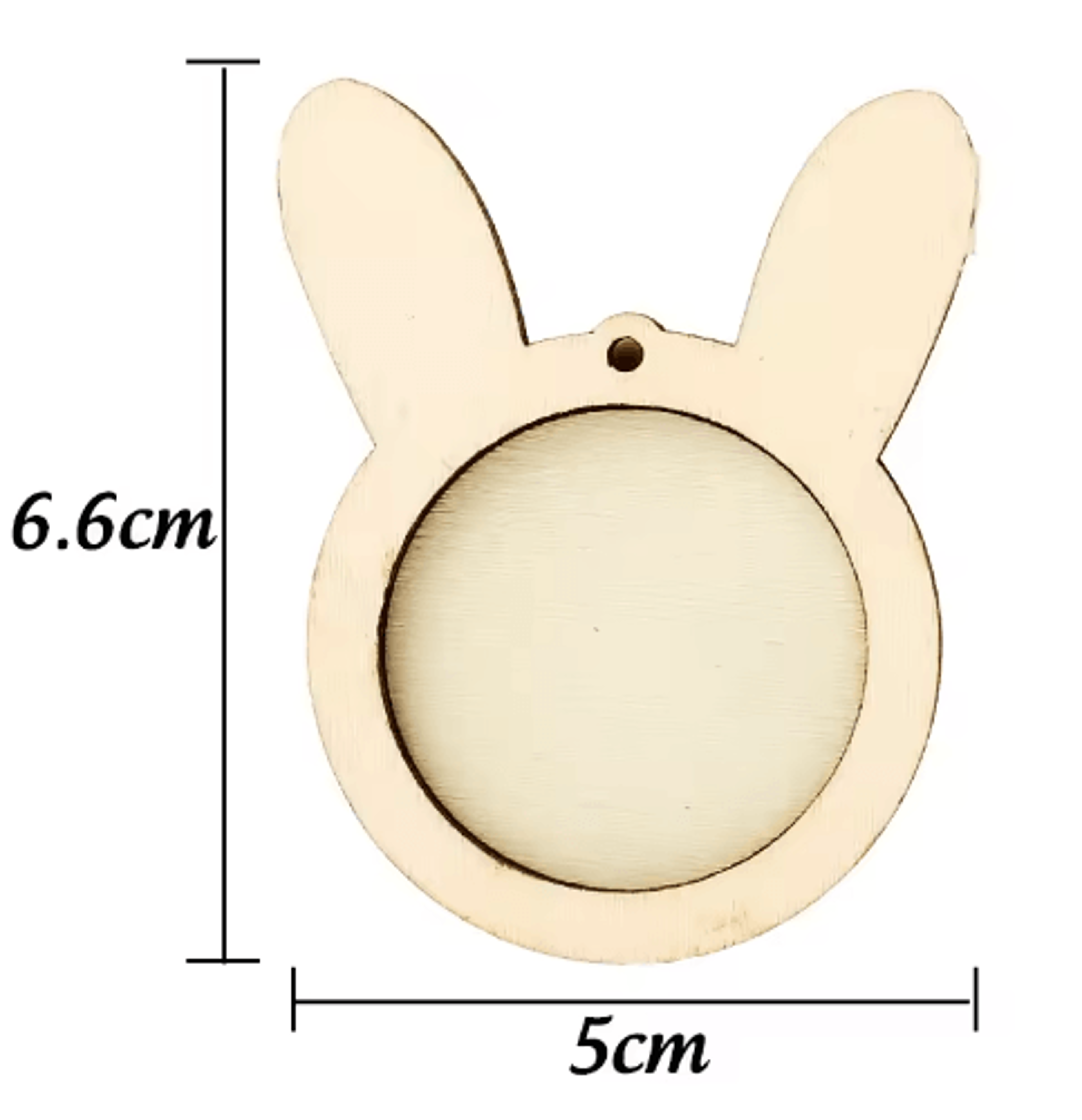 10PCS Mini Wooden Embroidery Hoop Pendant Set 1