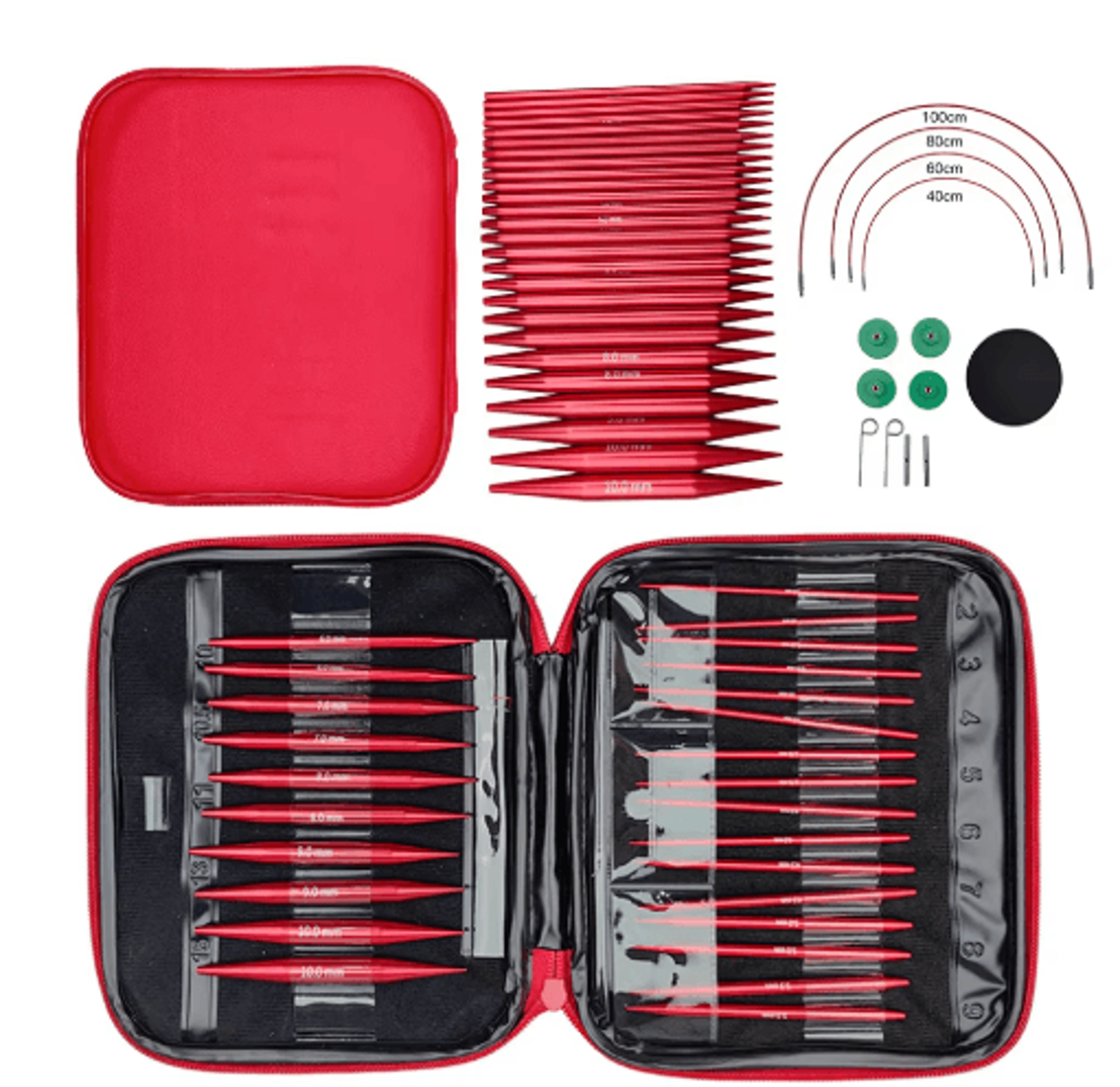 26Piece Interchangeable Circular Knitting Needle Set 6