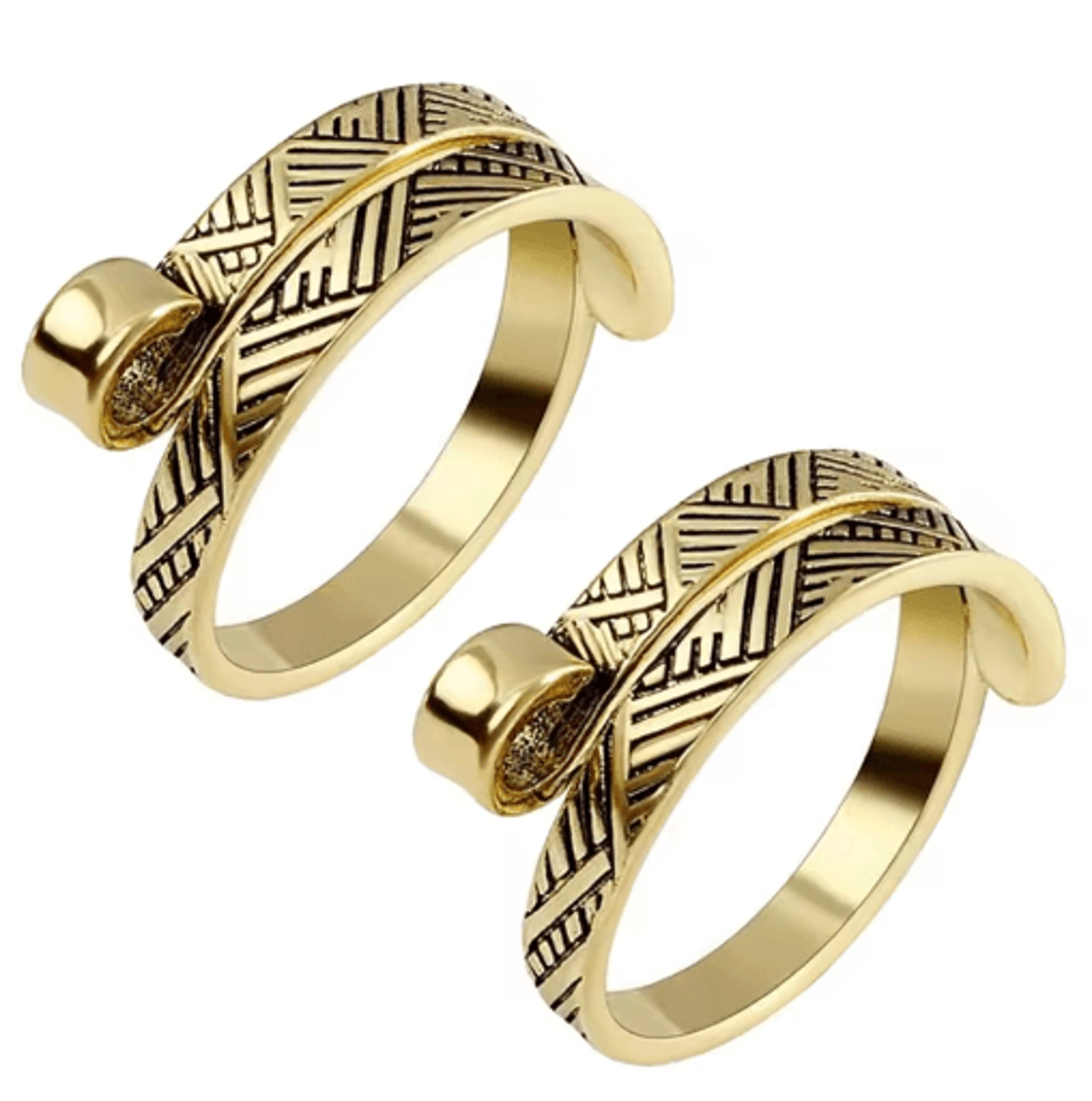 2PCS Adjustable Crochet  Knitting Yarn Guide Rings 3