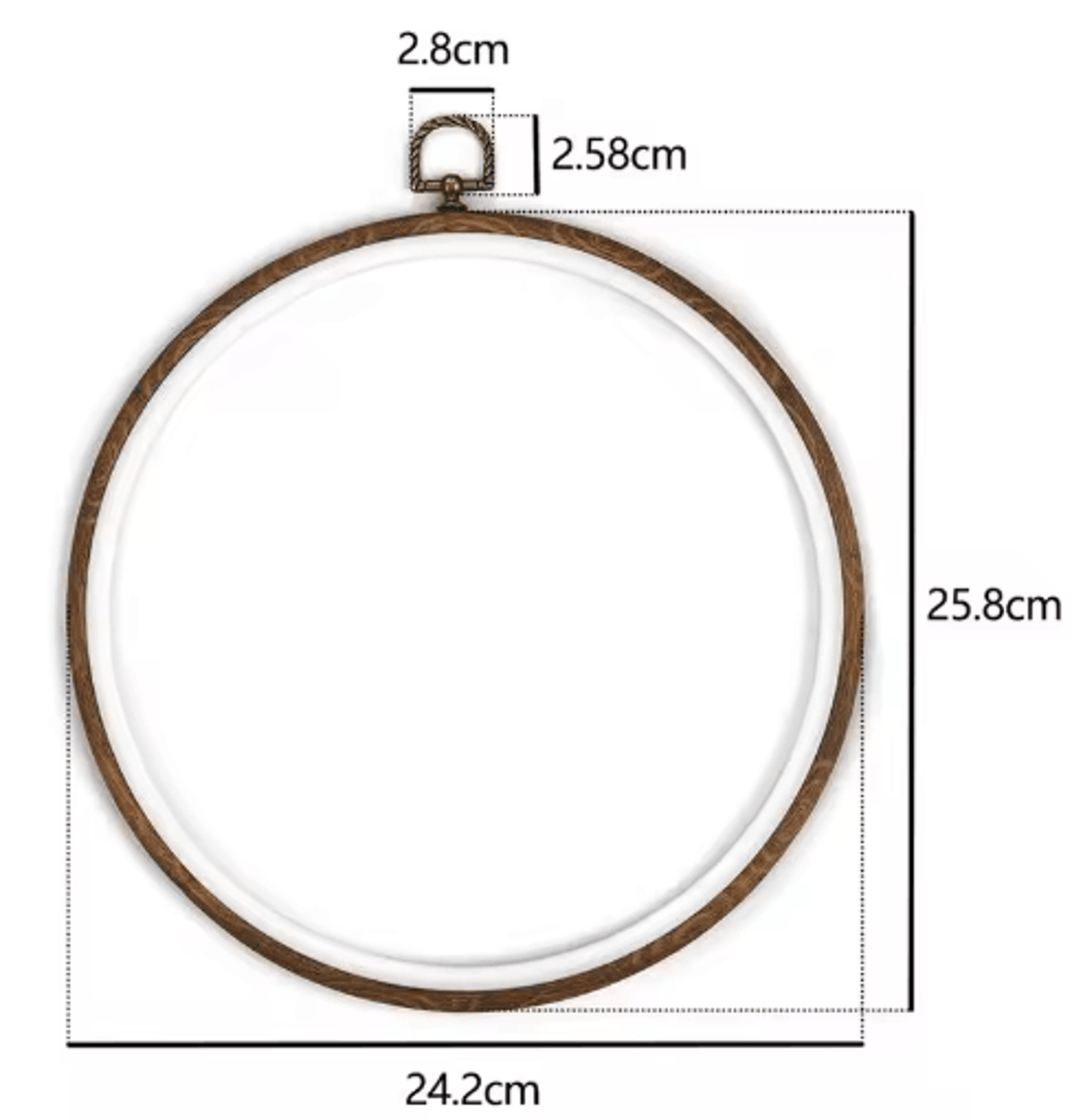 Retro Square Plastic Embroidery Hoop Frame 7