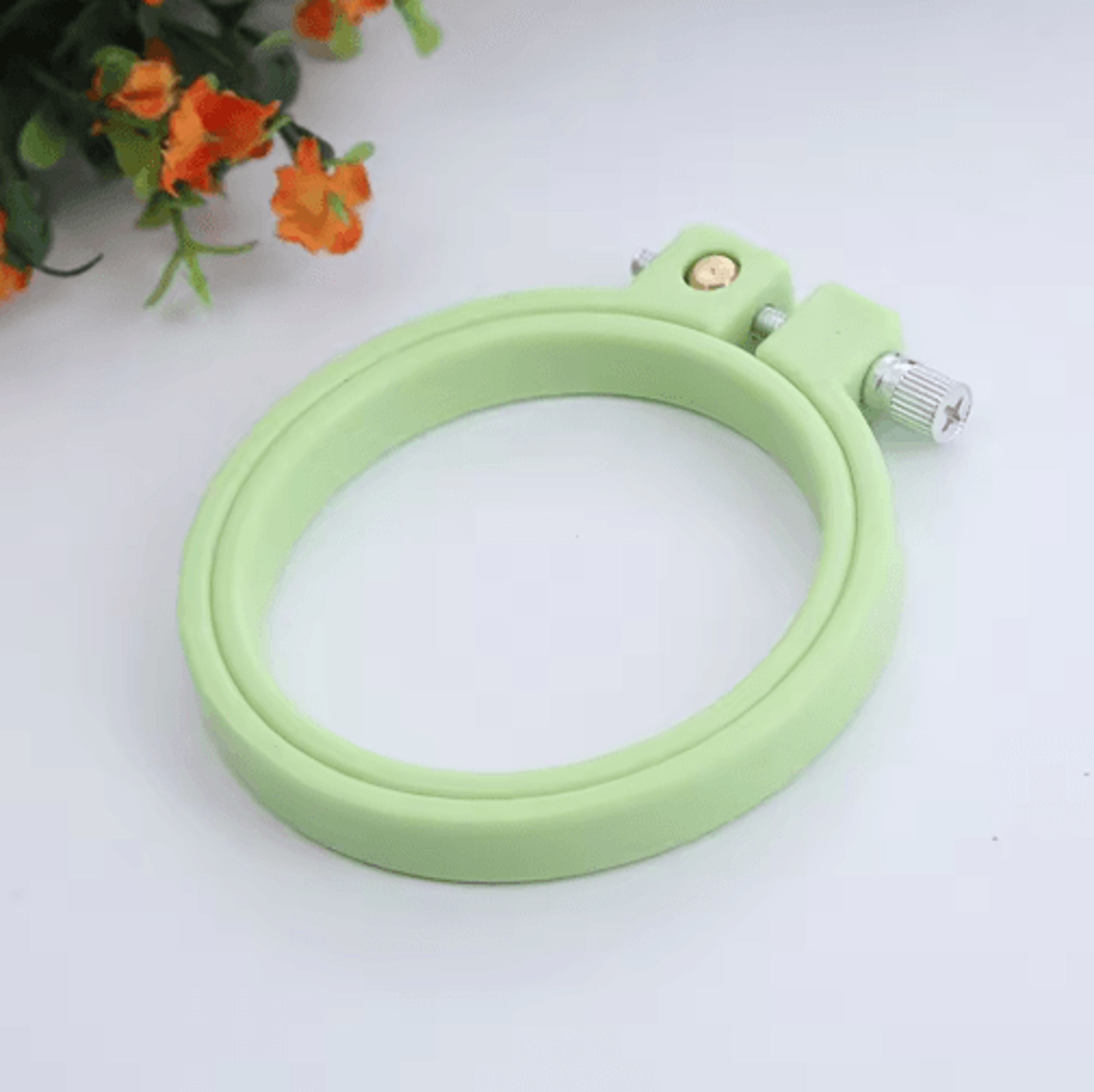 7cm Round Plastic Embroidery Hoop For Cross Stitch 6