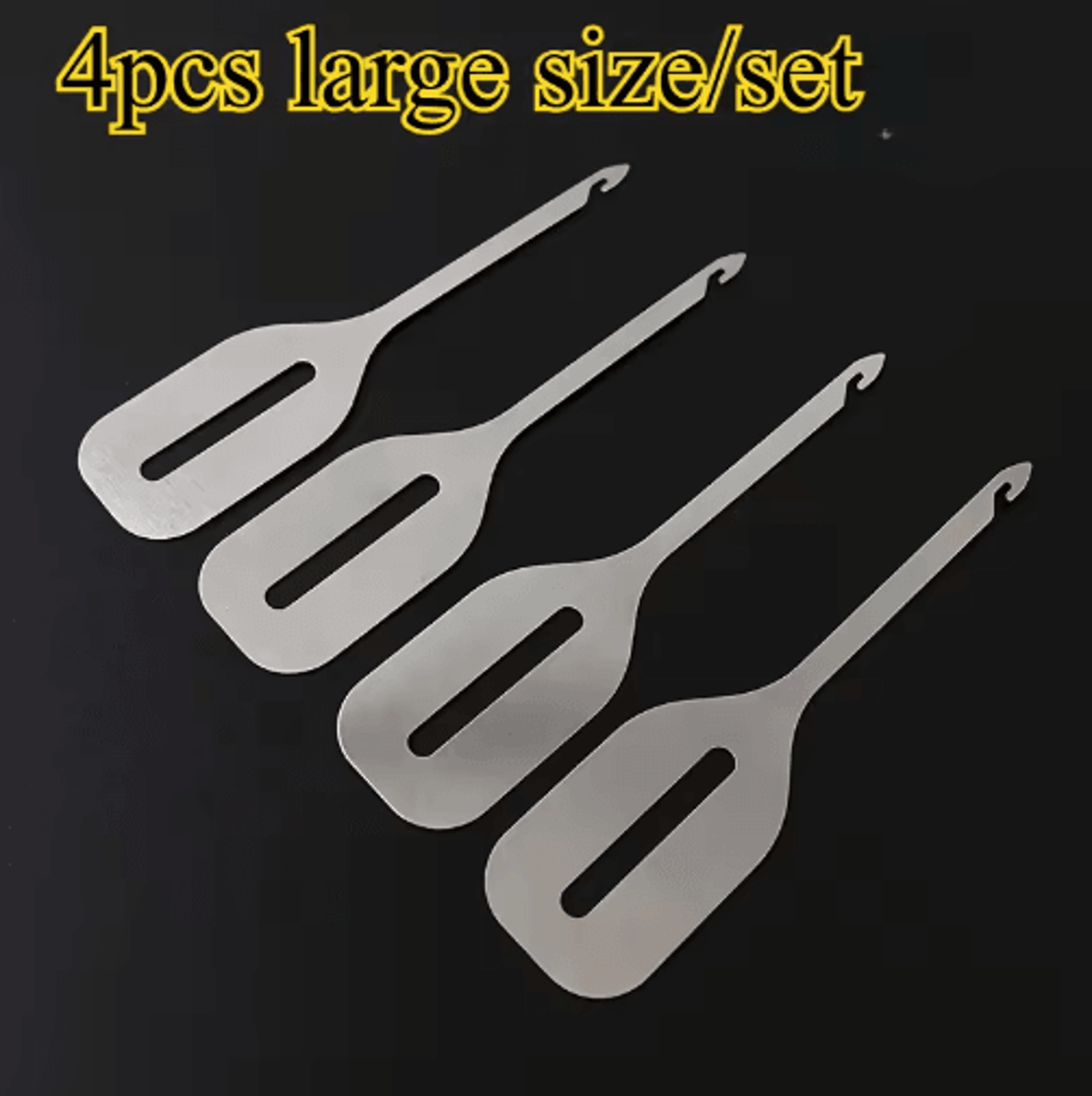 4PCS Stainless Steel Needle Threader Set 1