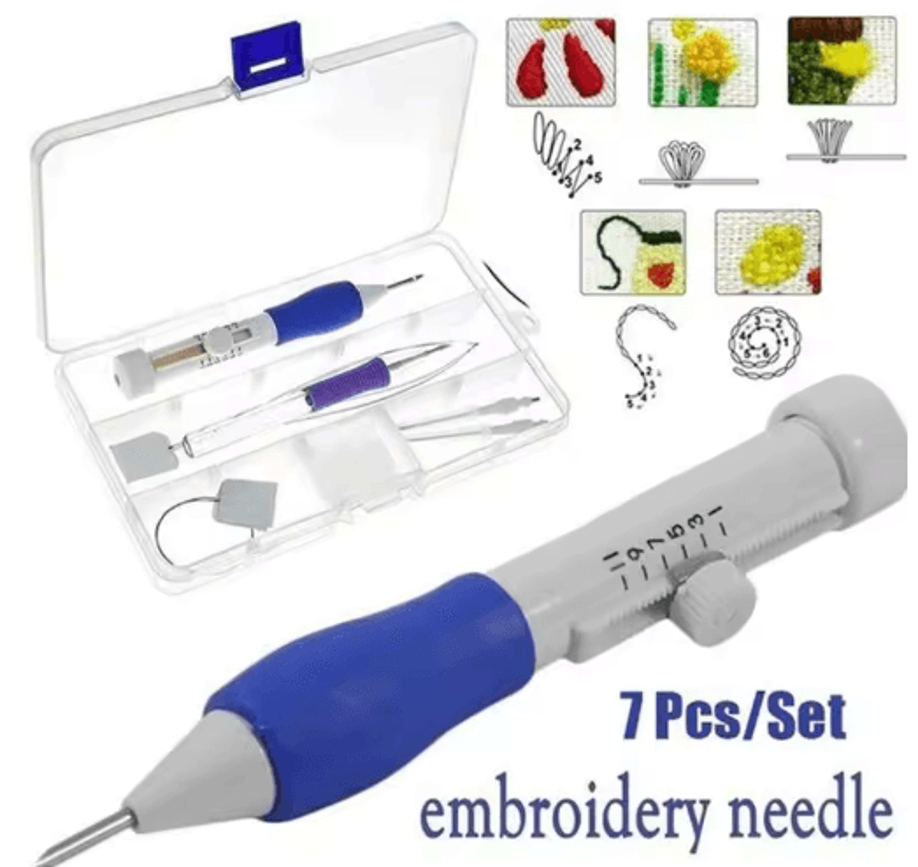 DIY Embroidery Punch Needle Pen Tool Set 5
