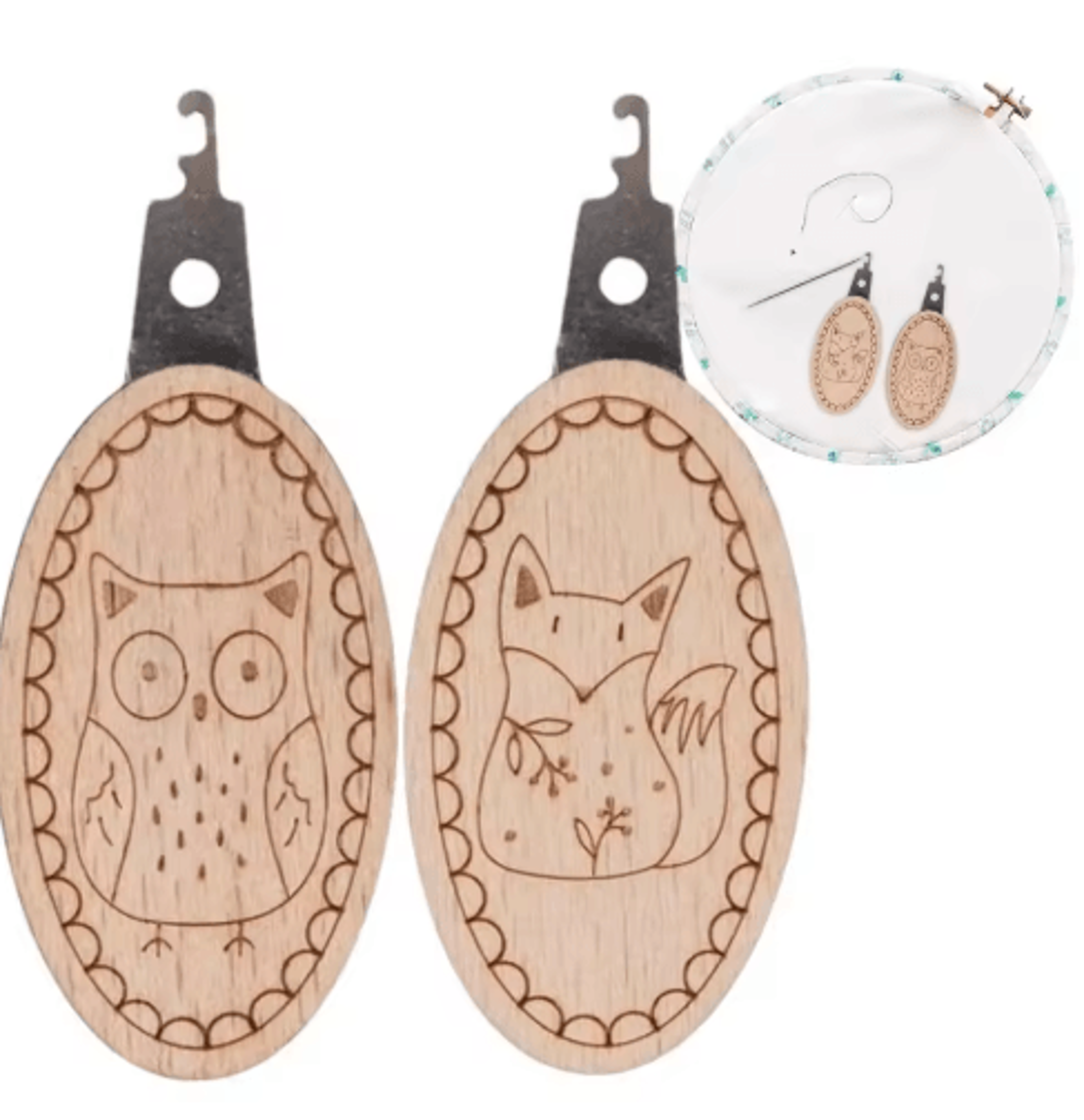 2PCS AnimalShaped Needle Threader  Keeper Set 1