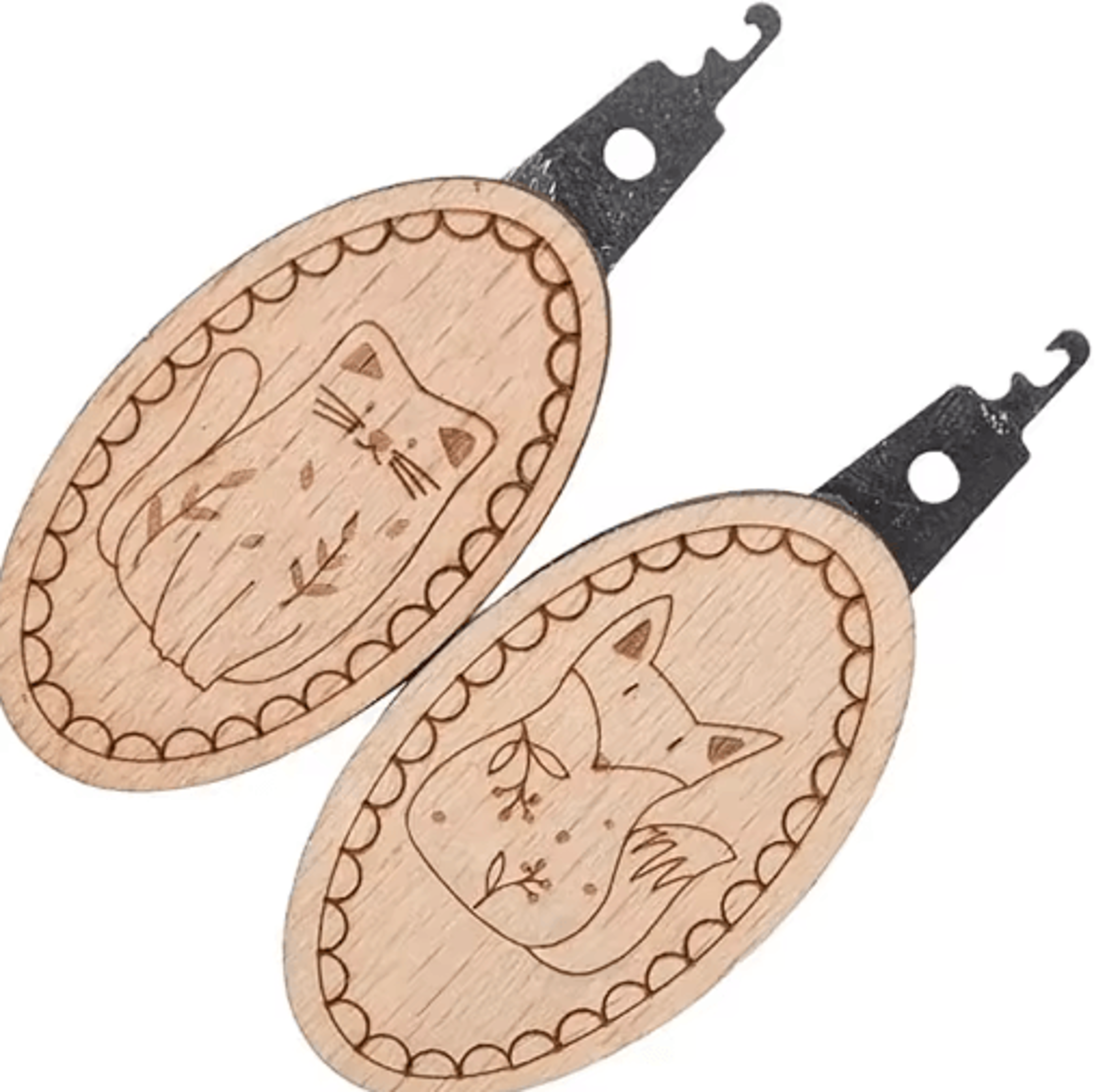 2PCS Animal Pattern Needle Threader Set 2