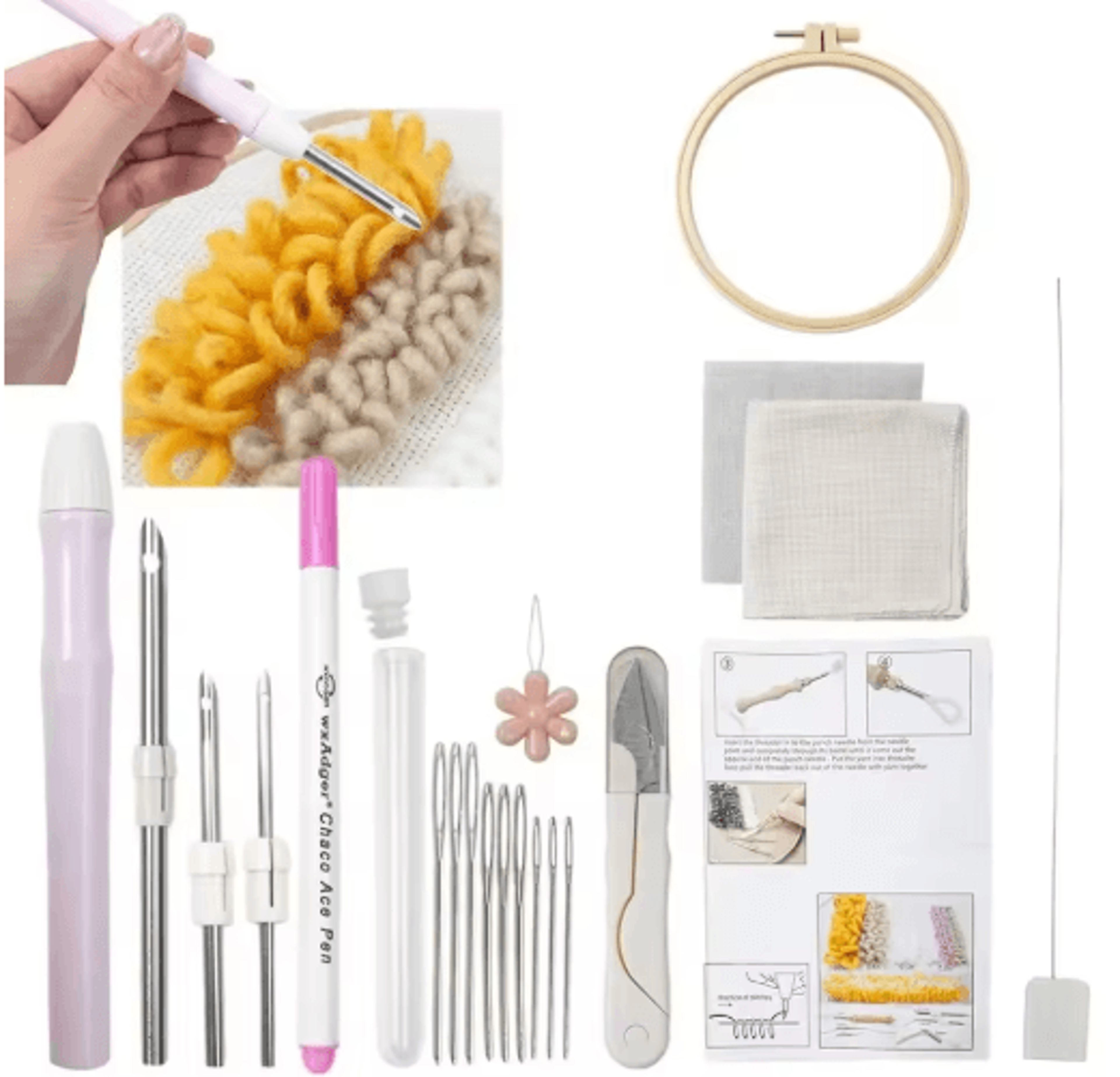 Magic Punch Needle Embroidery Pen Kit 0