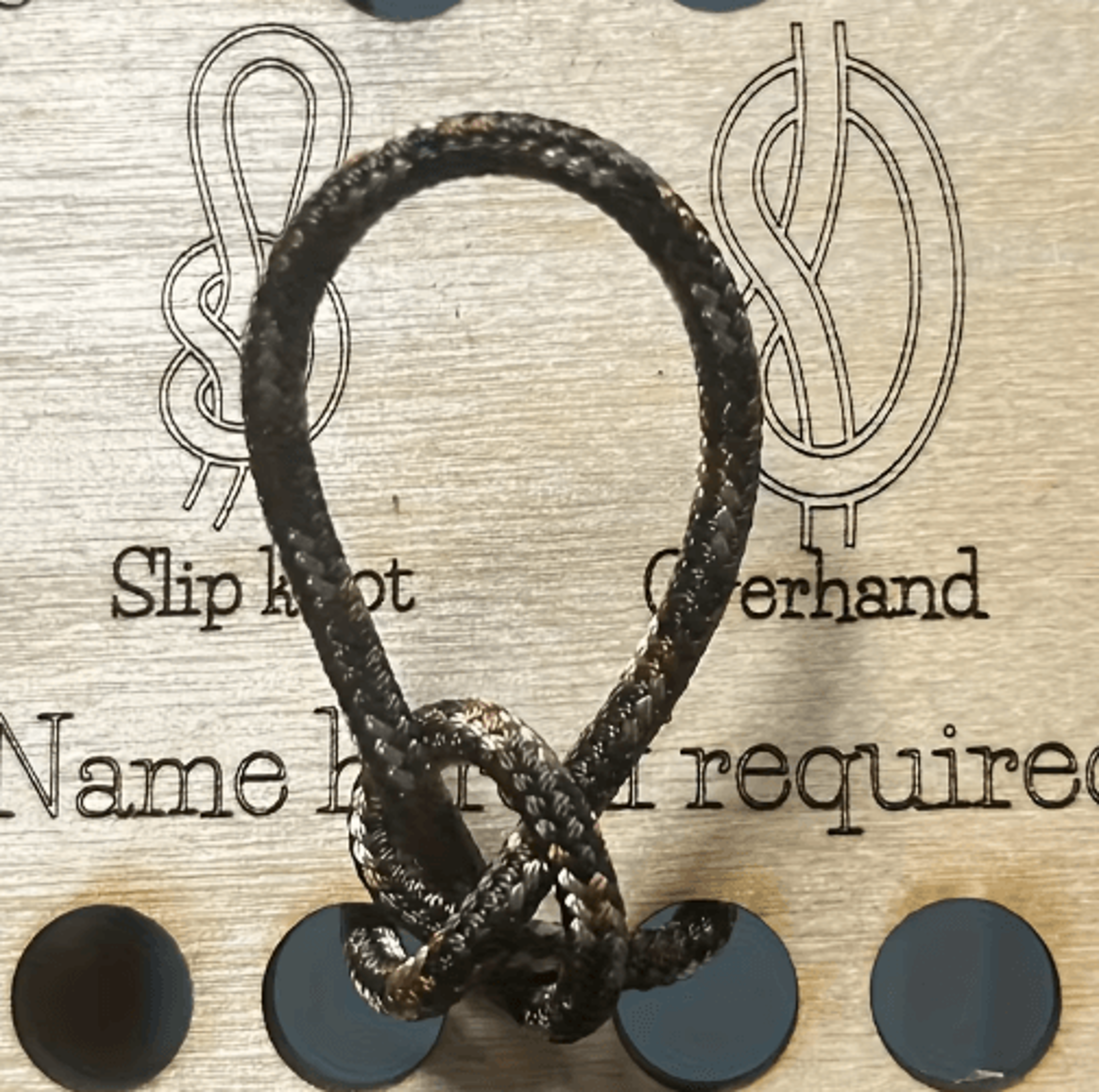 Knot Tying Training  Practice Board Kit 2