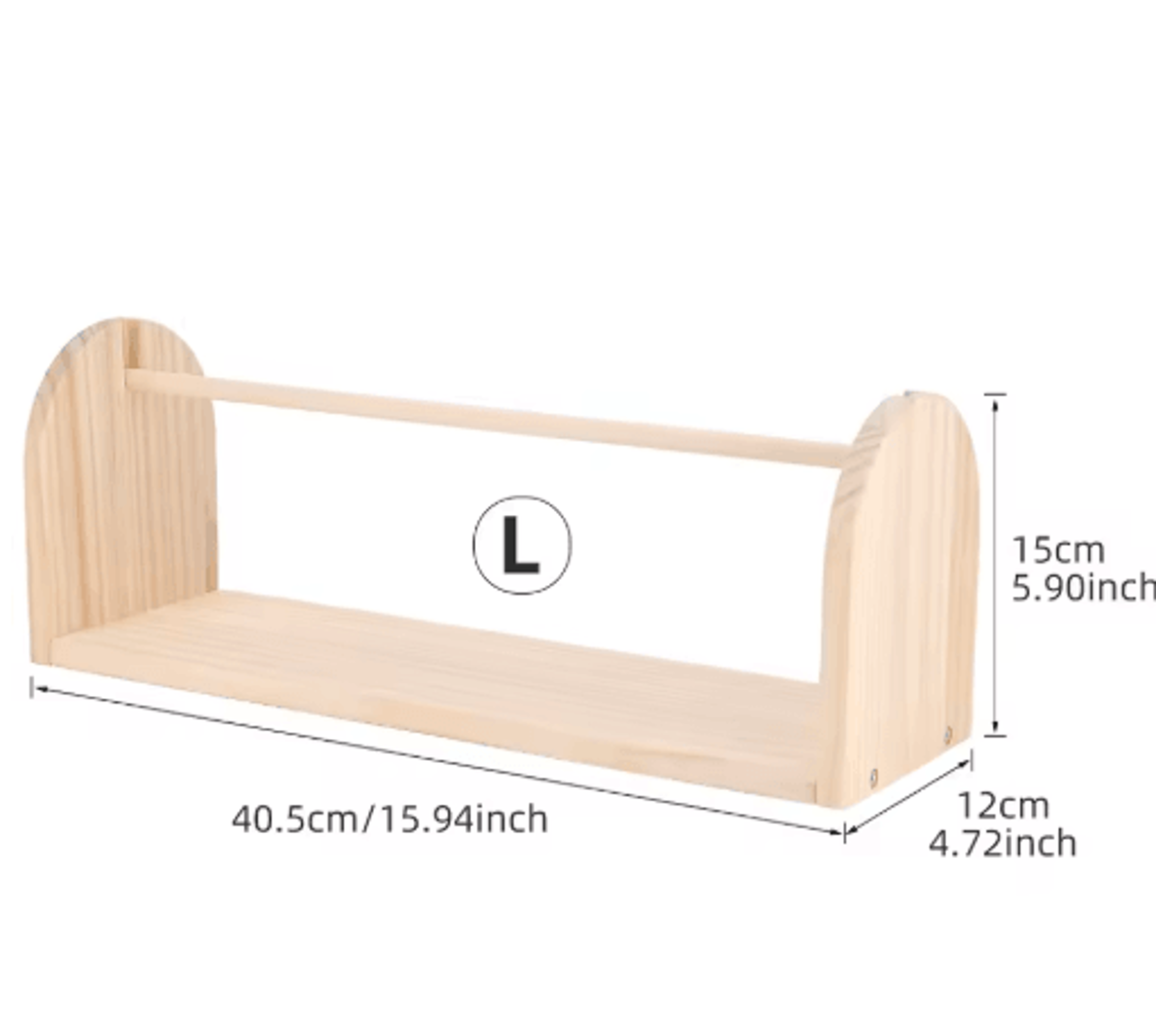 Wooden Rotating Yarn Spool Holder 1