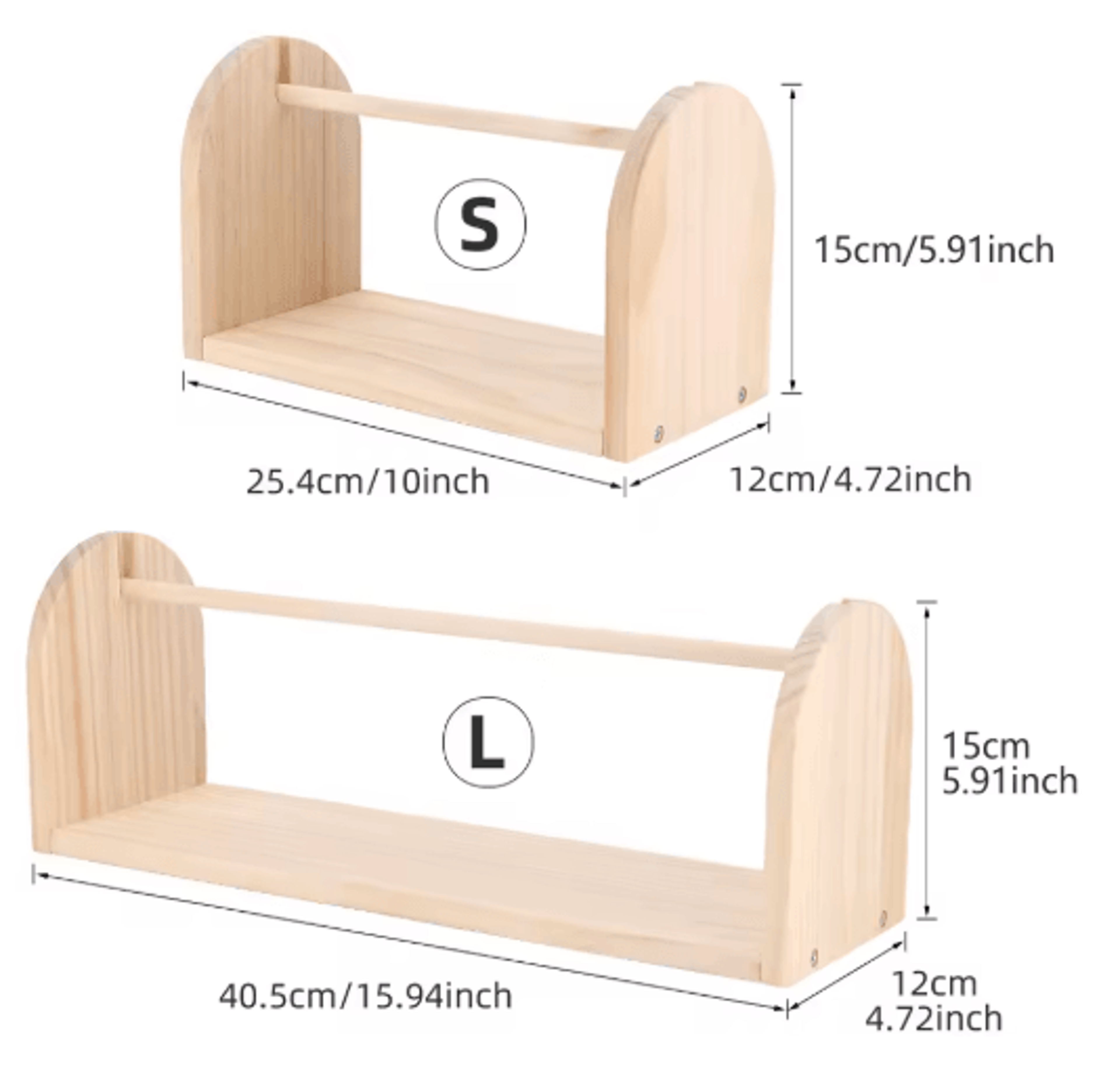 Wooden Rotating Yarn Spool Holder 5