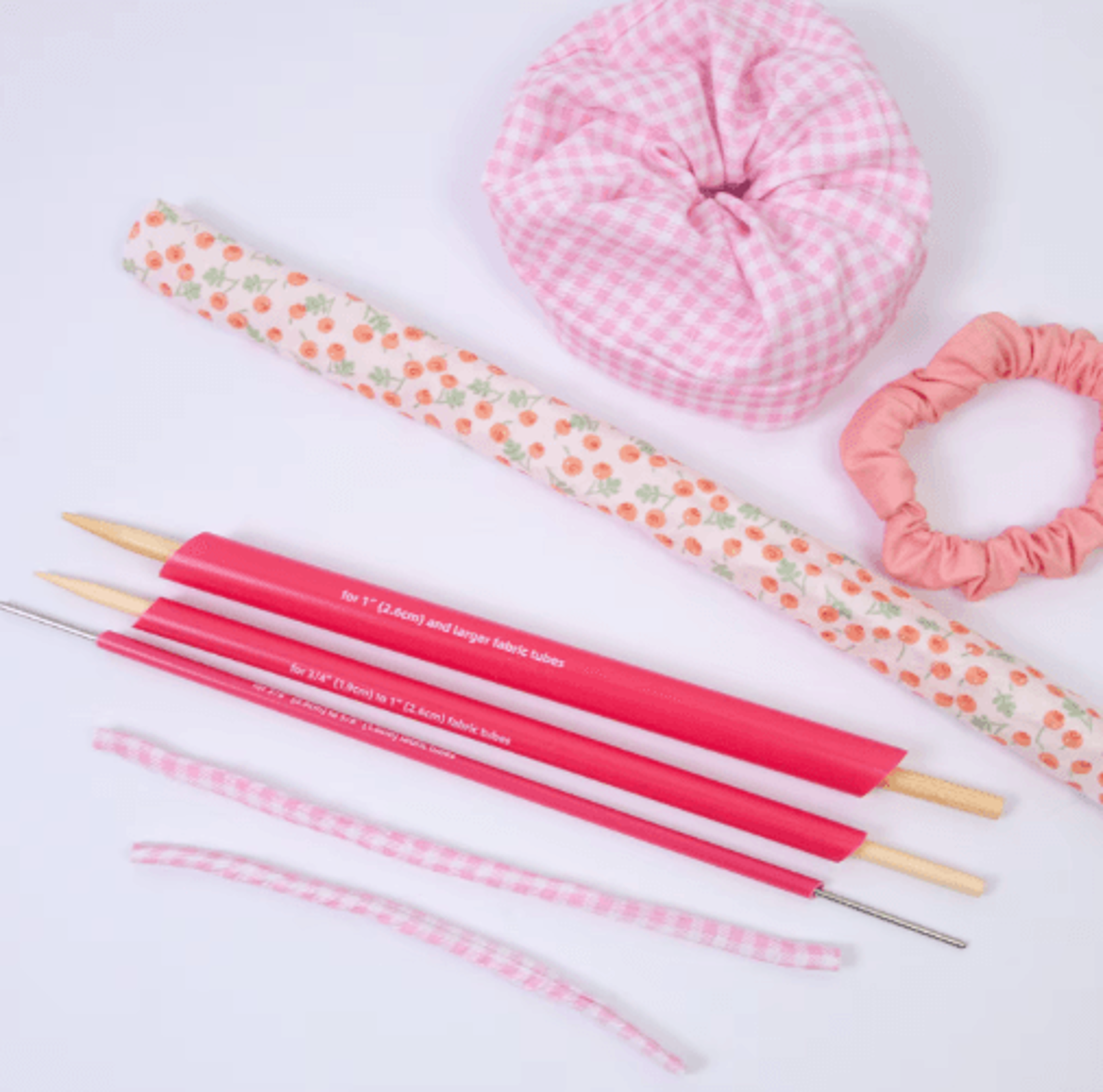 3Size Pink Fabric Tube Turner Set 5