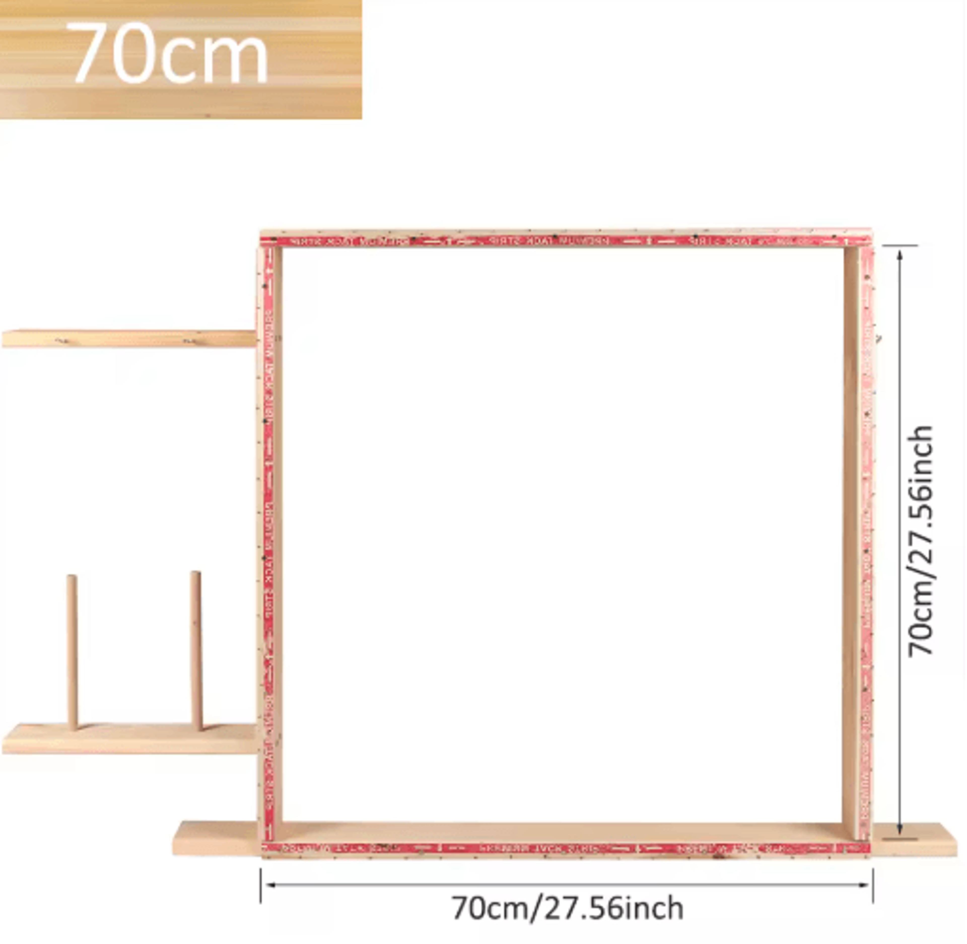 Wooden Rug Tufting Frame Tabletop Stand 2