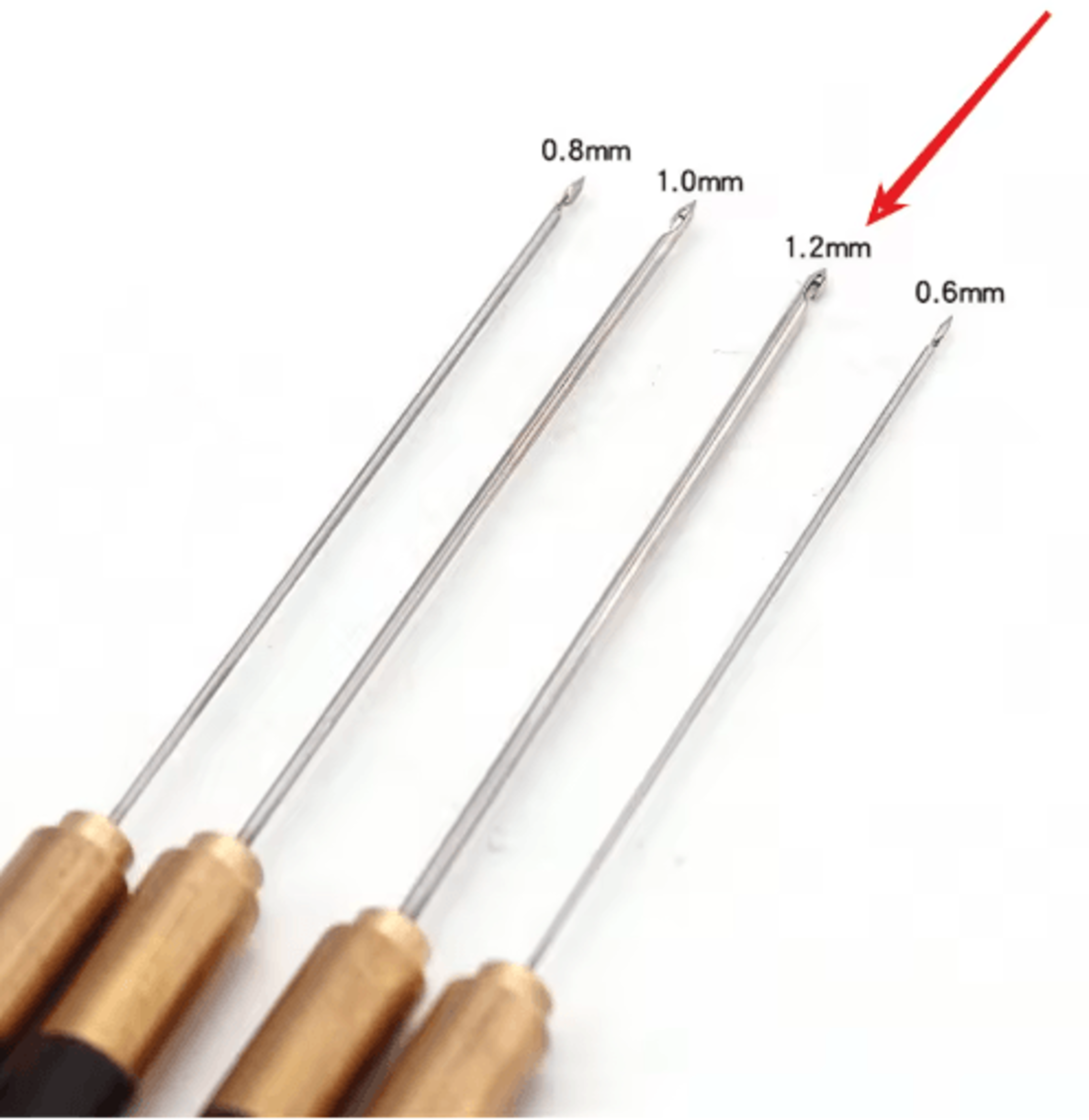 Wooden Handle Embroidery  Beading Crochet Hook 1