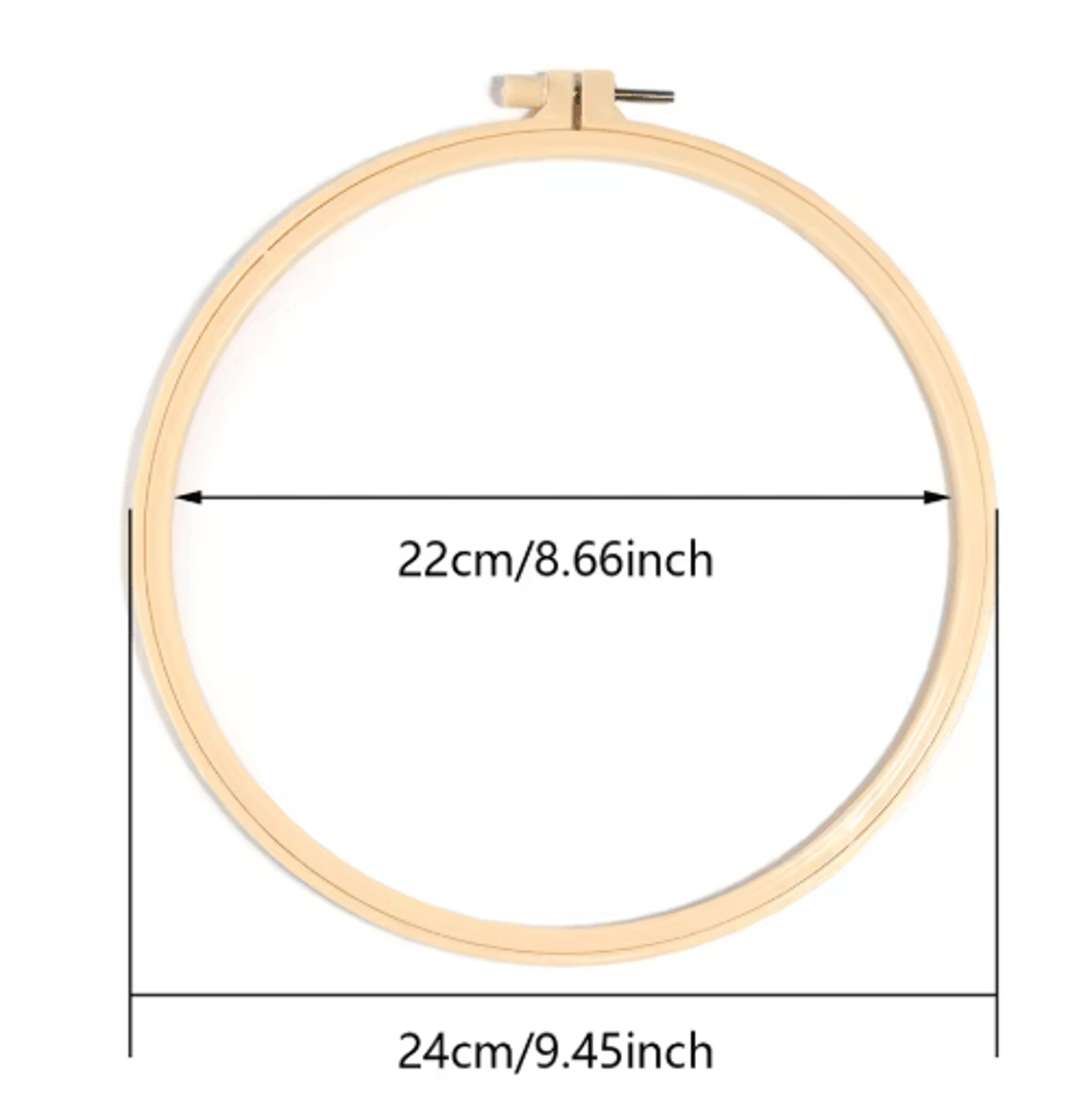 7327cm Round Embroidery Hoop For CrossStitch 4
