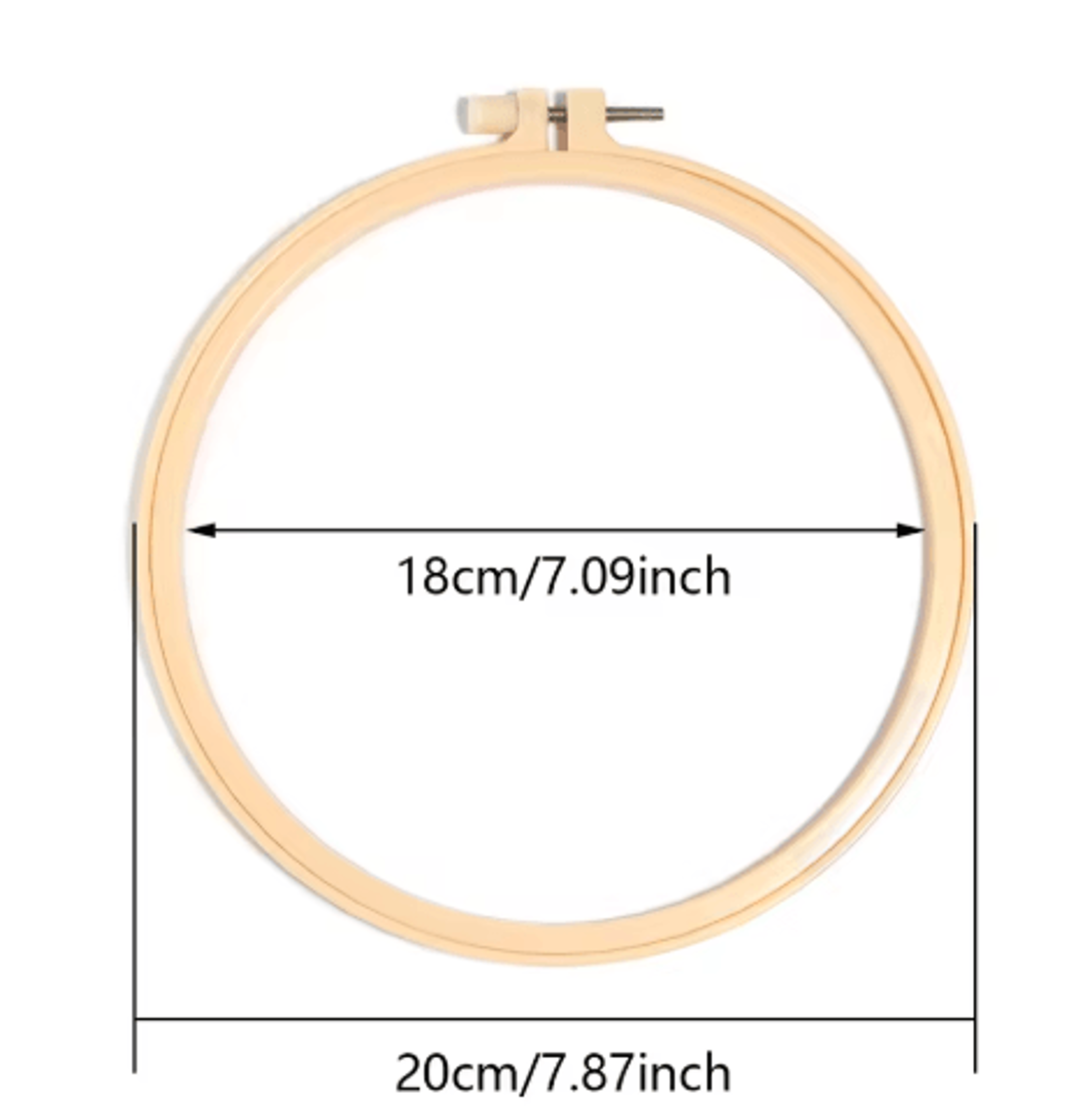 7327cm Round Embroidery Hoop For CrossStitch 7