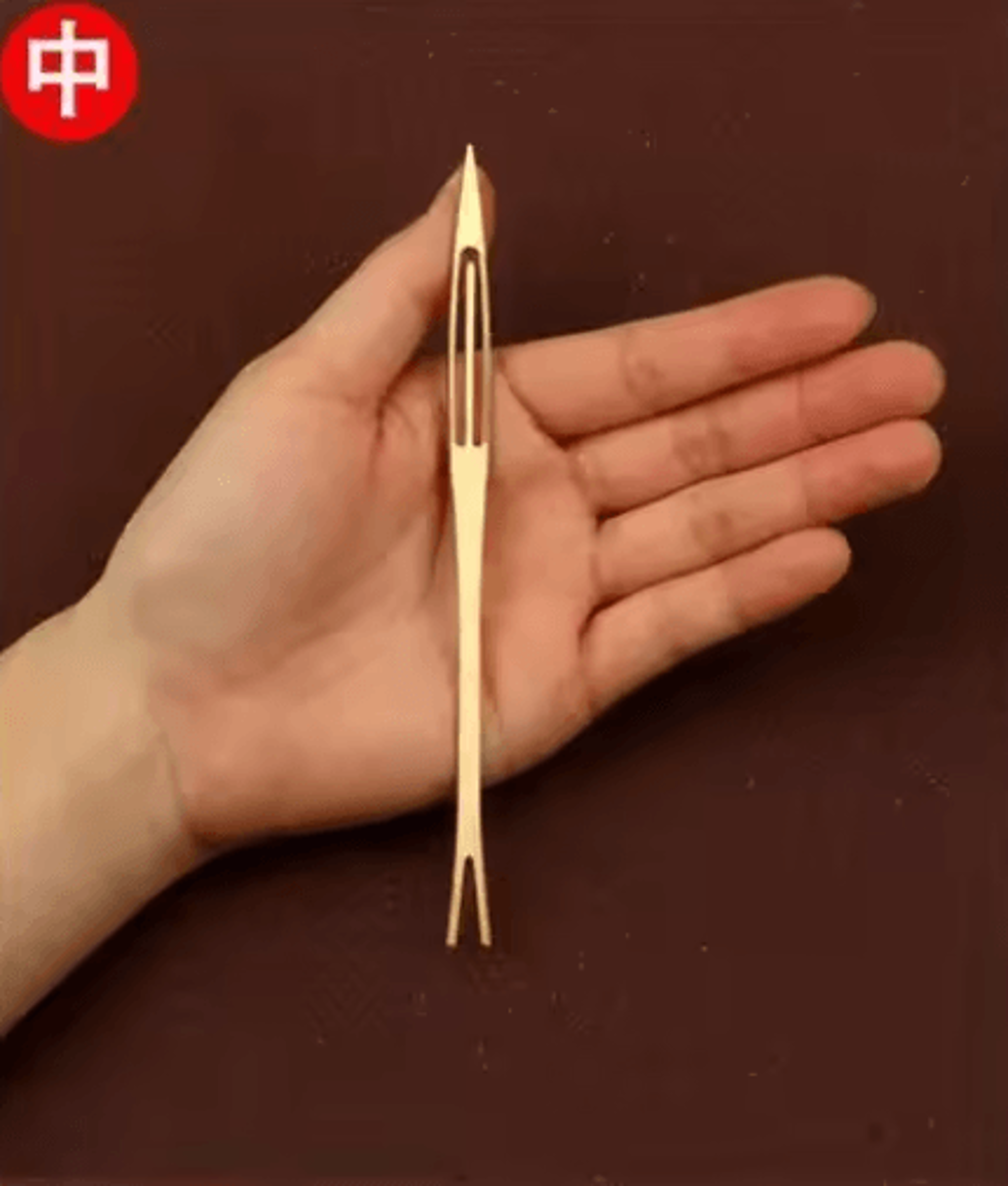 2PCS Copper Net Making Shuttle  Repair Needle Set 2