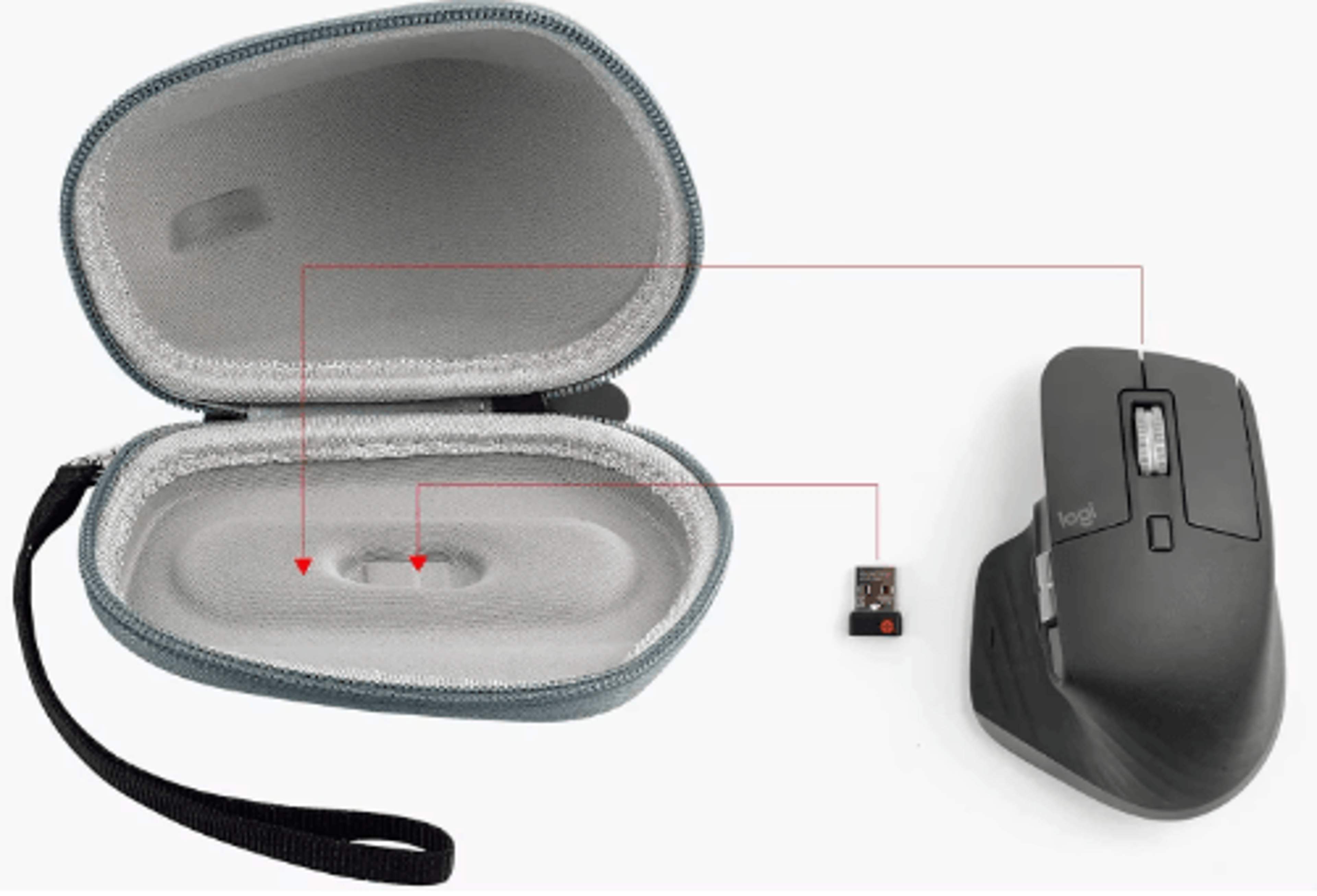 Hard EVA Travel Case For Logitech MX Master Mouse 4