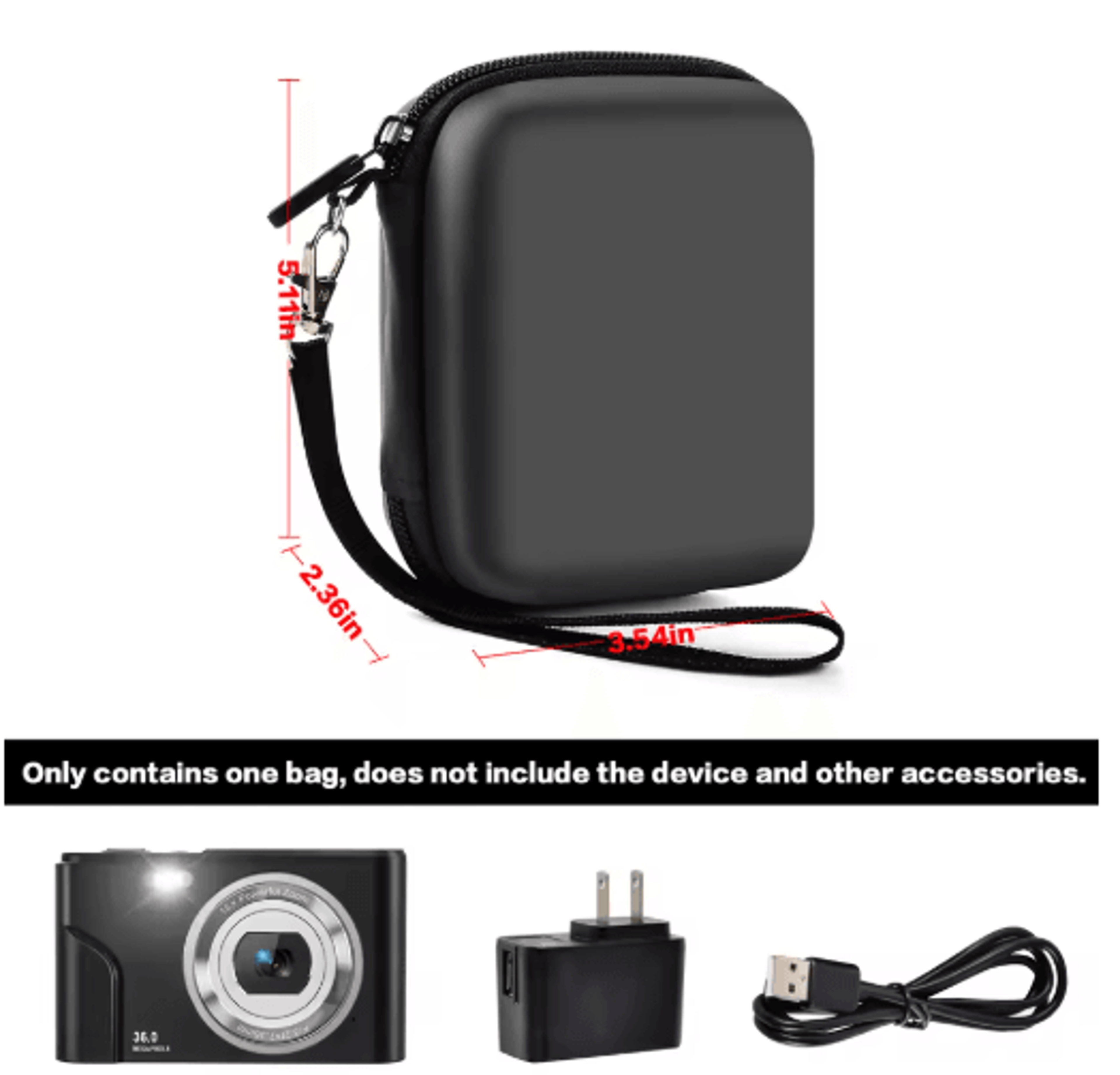 Protective Vlogging Digital Camera Travel Case 8