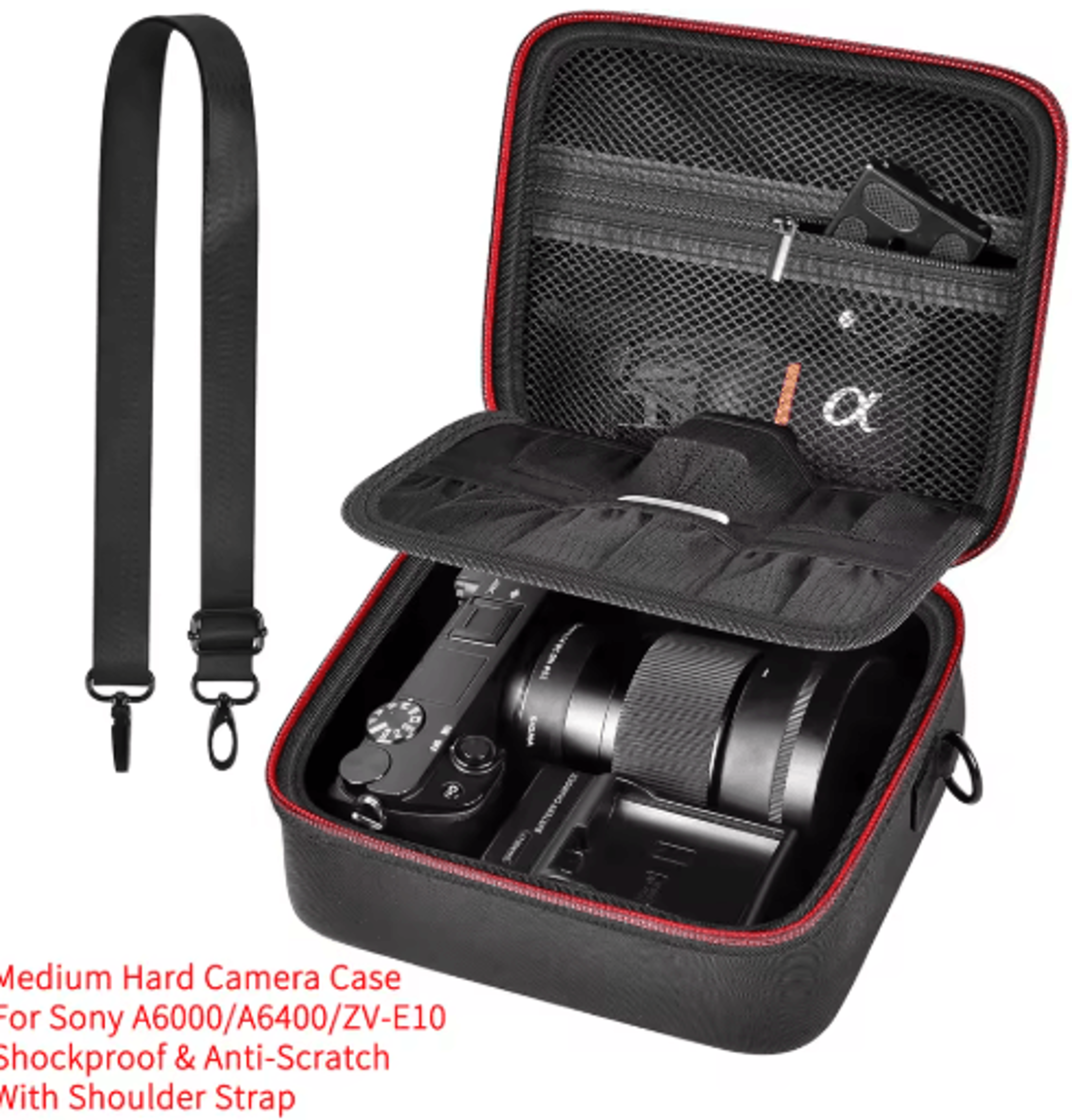 Hard Camera Case For Sony ZVE10  Alpha Cameras 0