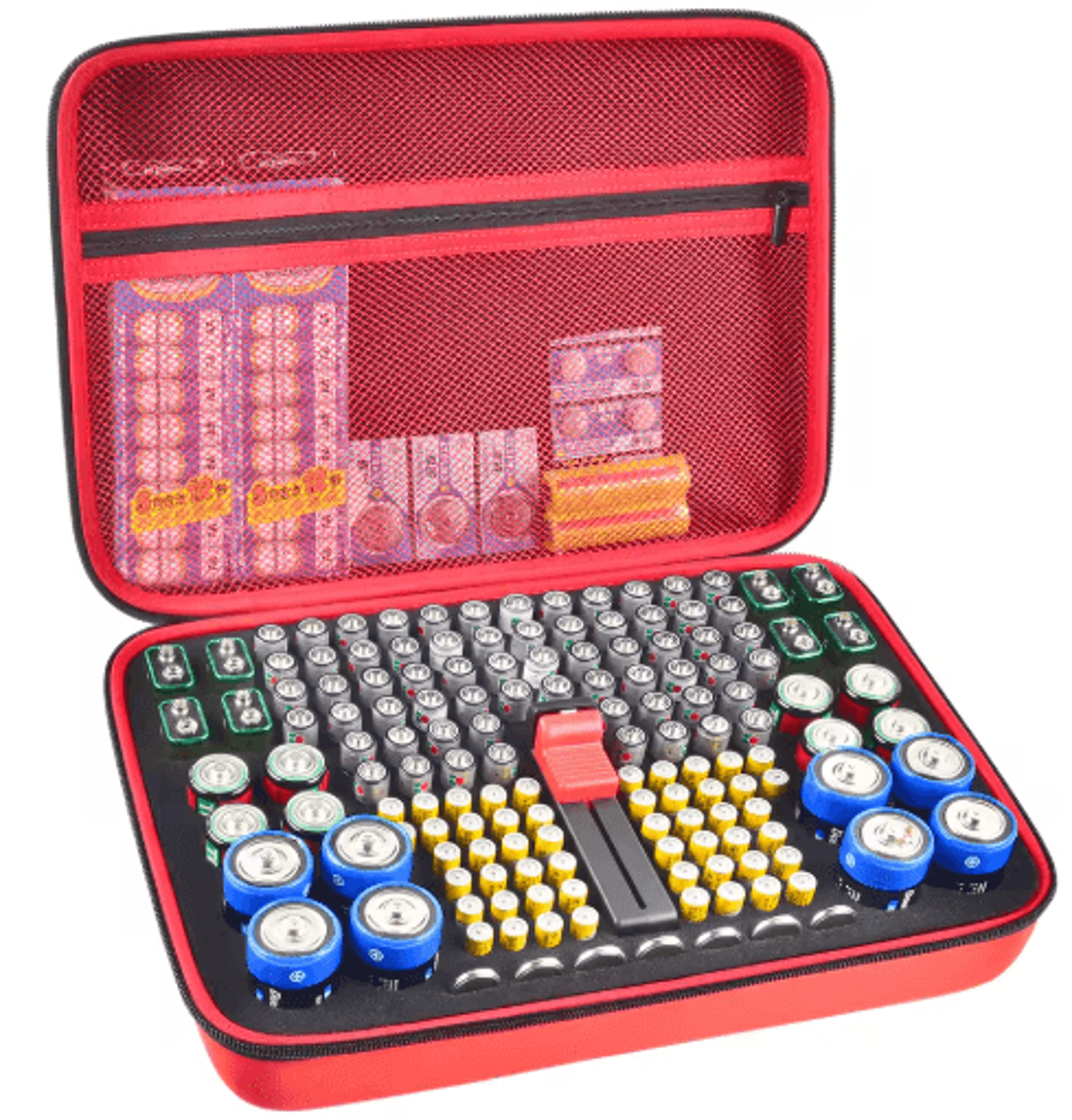 150 Battery Organizer Case With Tester 6