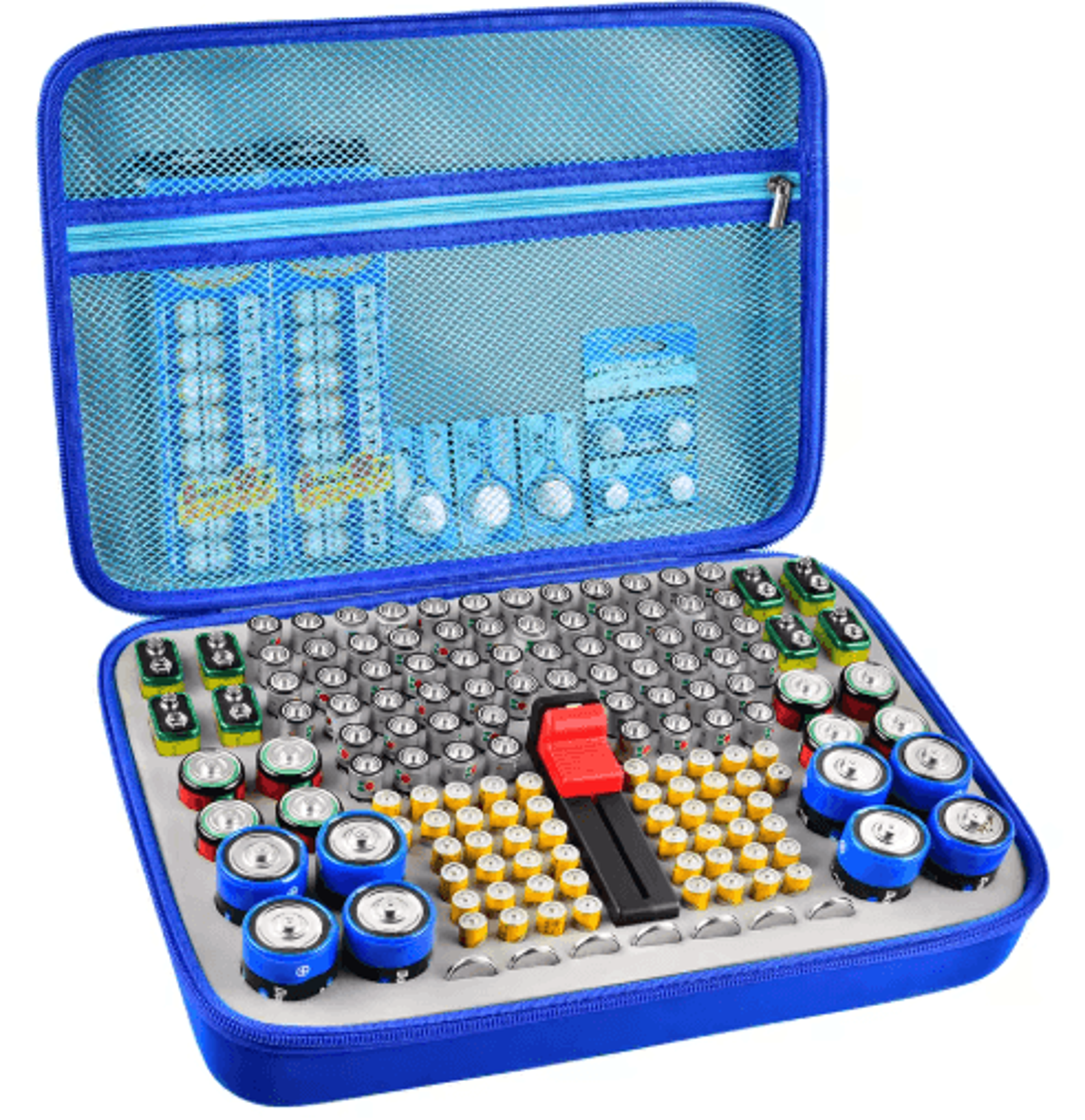 150 Battery Organizer Case With Tester 5
