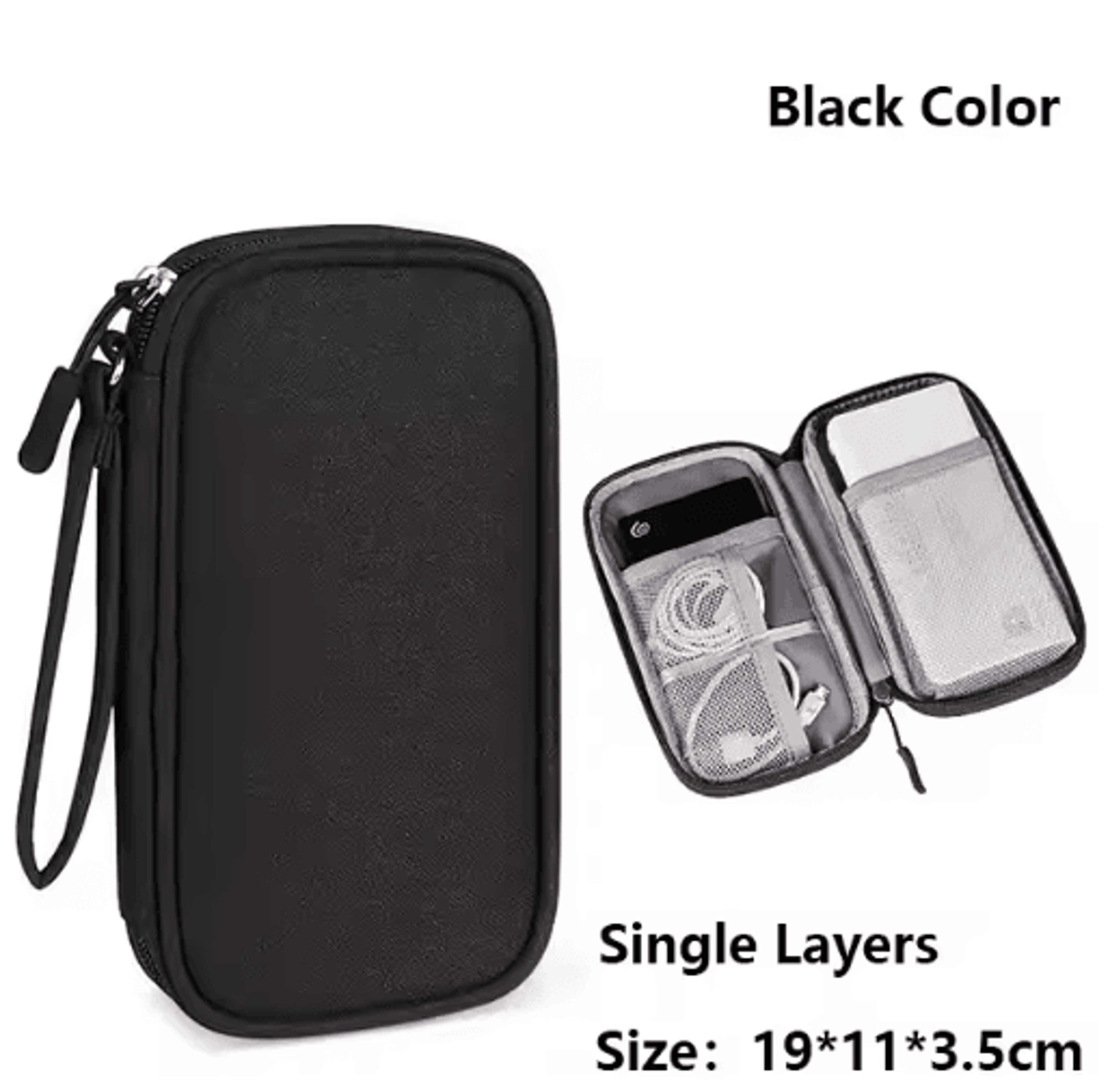 DoubleLayer Waterproof Electronics Travel Organizer 6