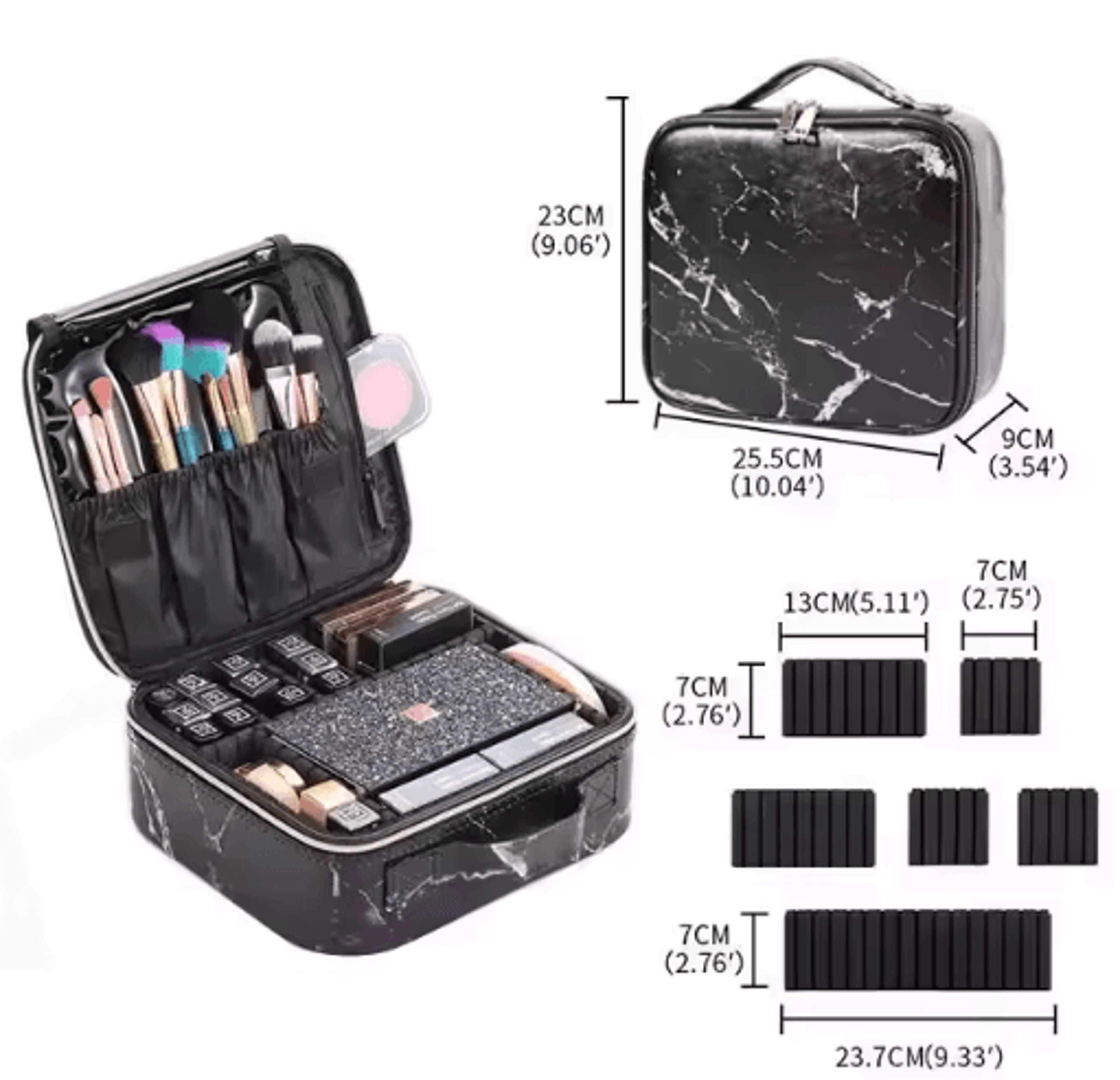 MultiFunctional Portable Travel Makeup Organizer 5