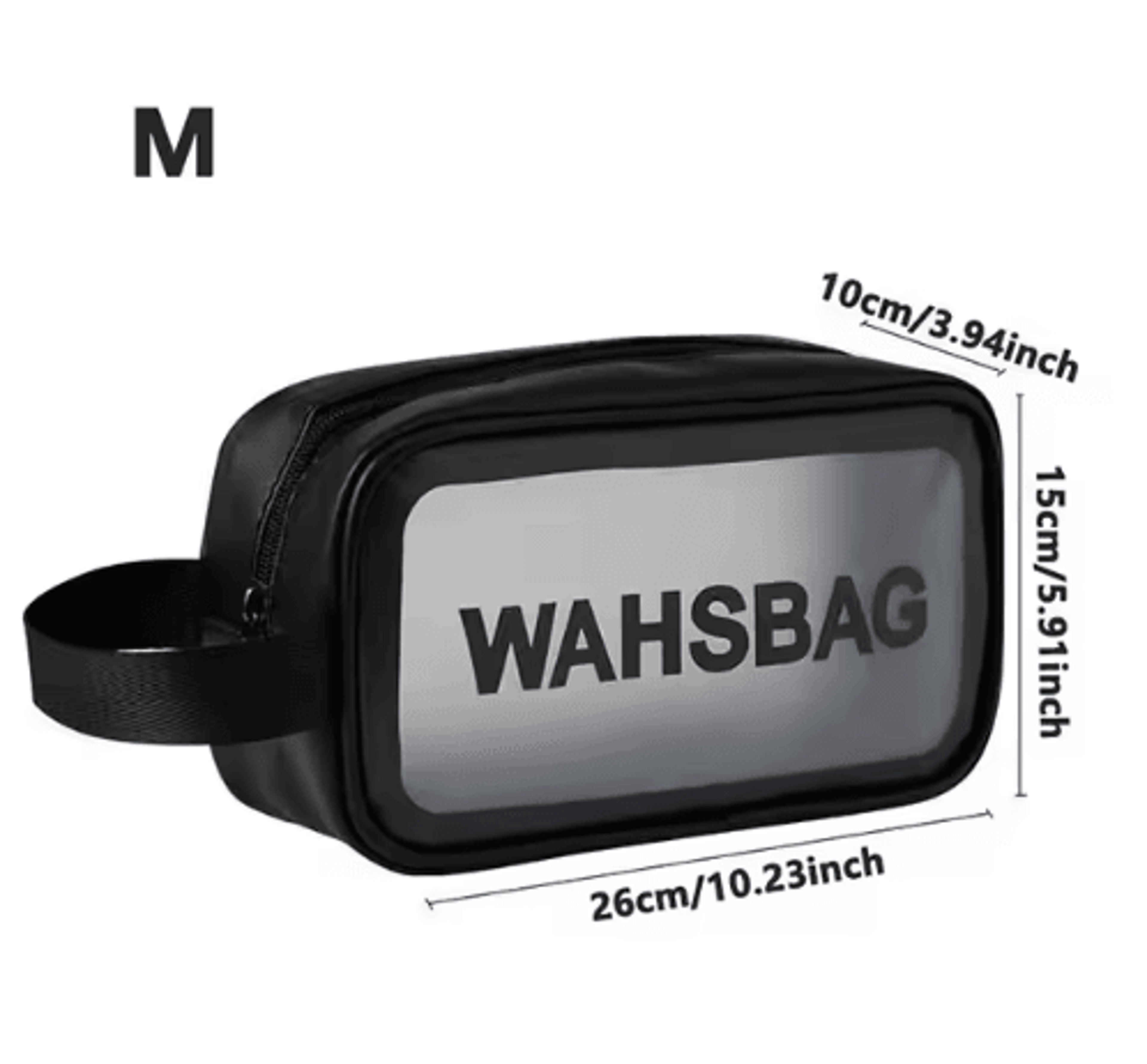 Transparent Waterproof Travel Makeup  Toiletry Bag 6