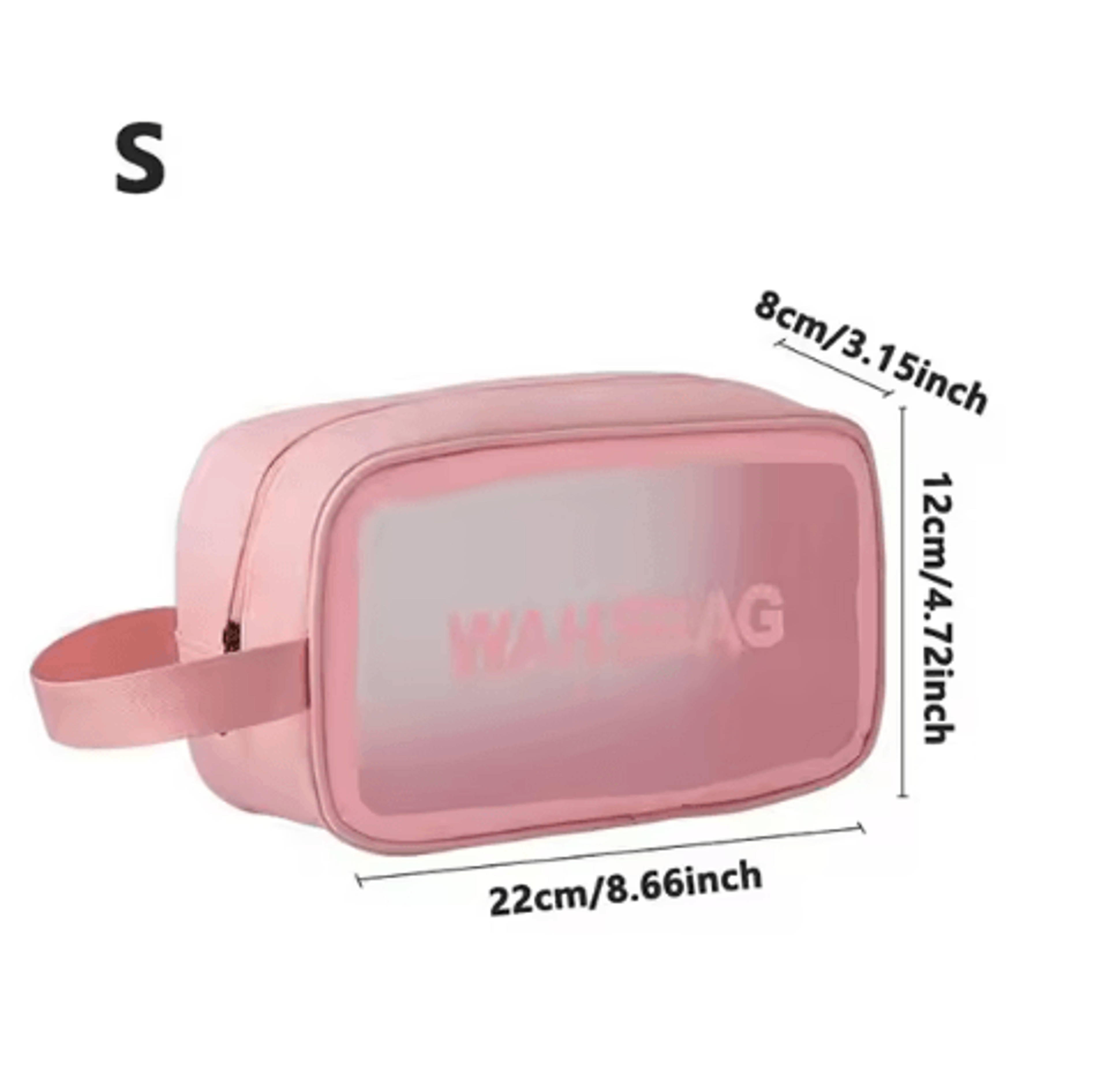 Transparent Waterproof Travel Makeup  Toiletry Bag 2