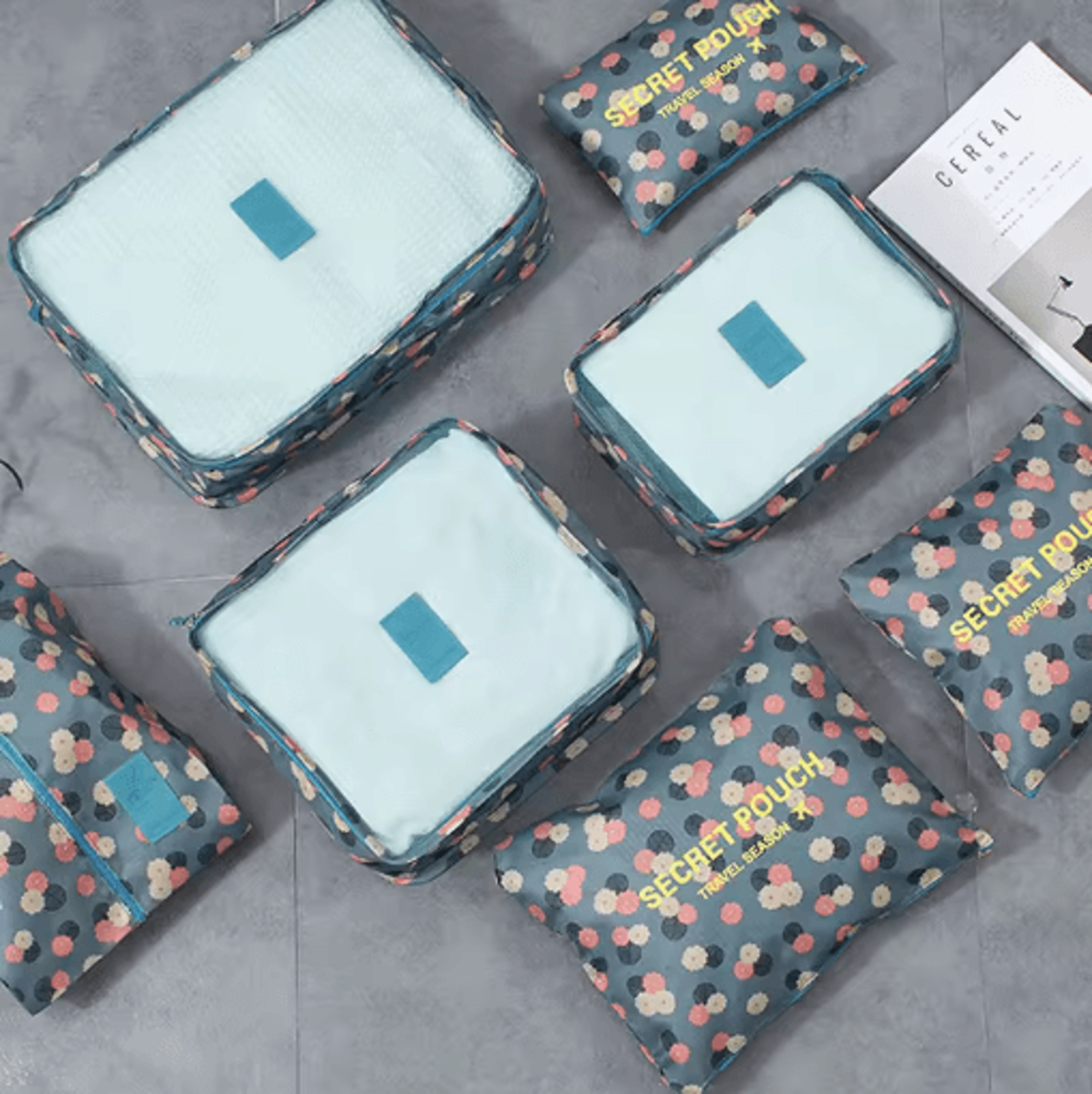 7PCS Travel Packing Cubes  Luggage Organizer Set 1