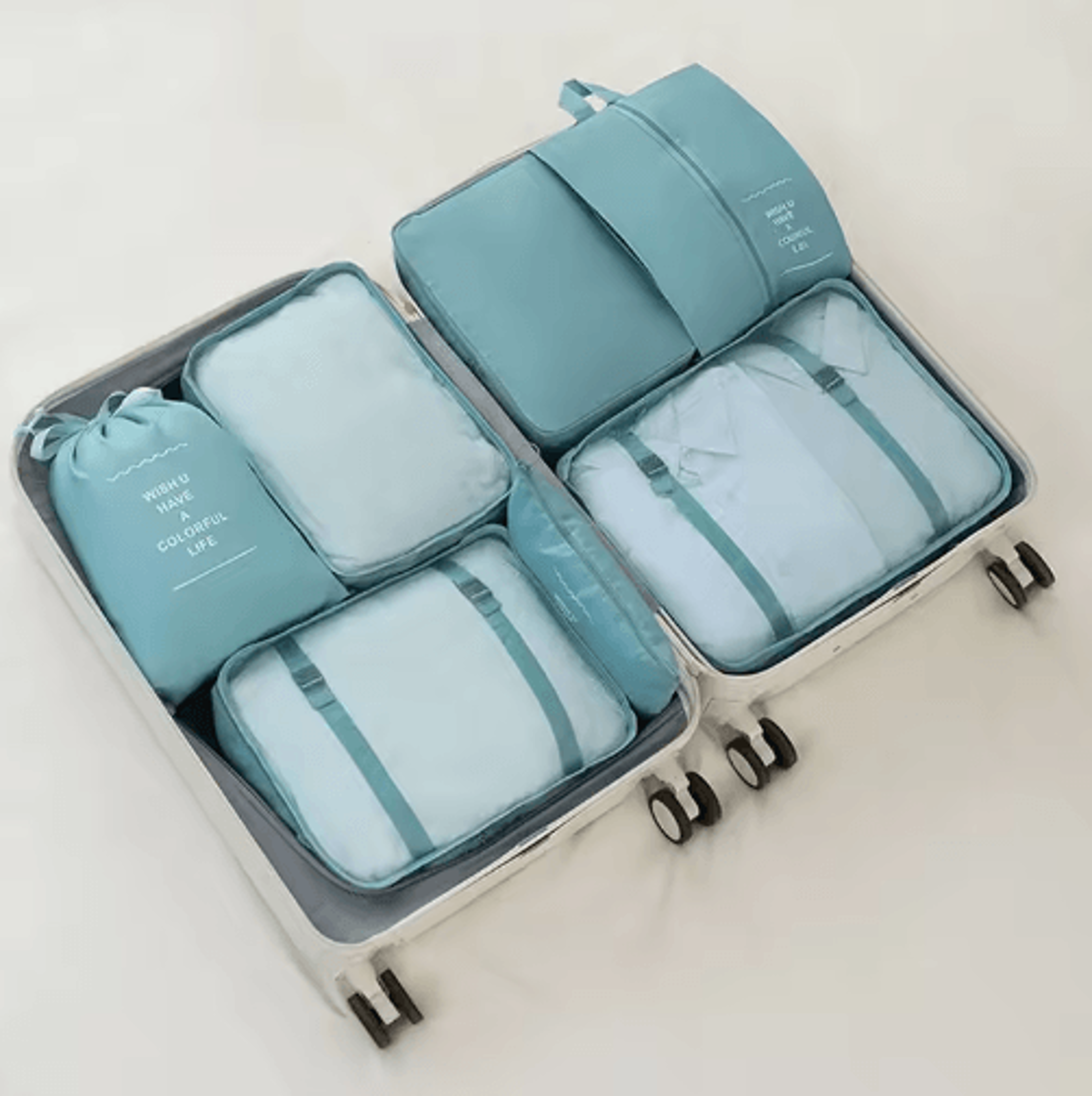 7PCS Travel Packing Cubes  Luggage Organizer Set 12