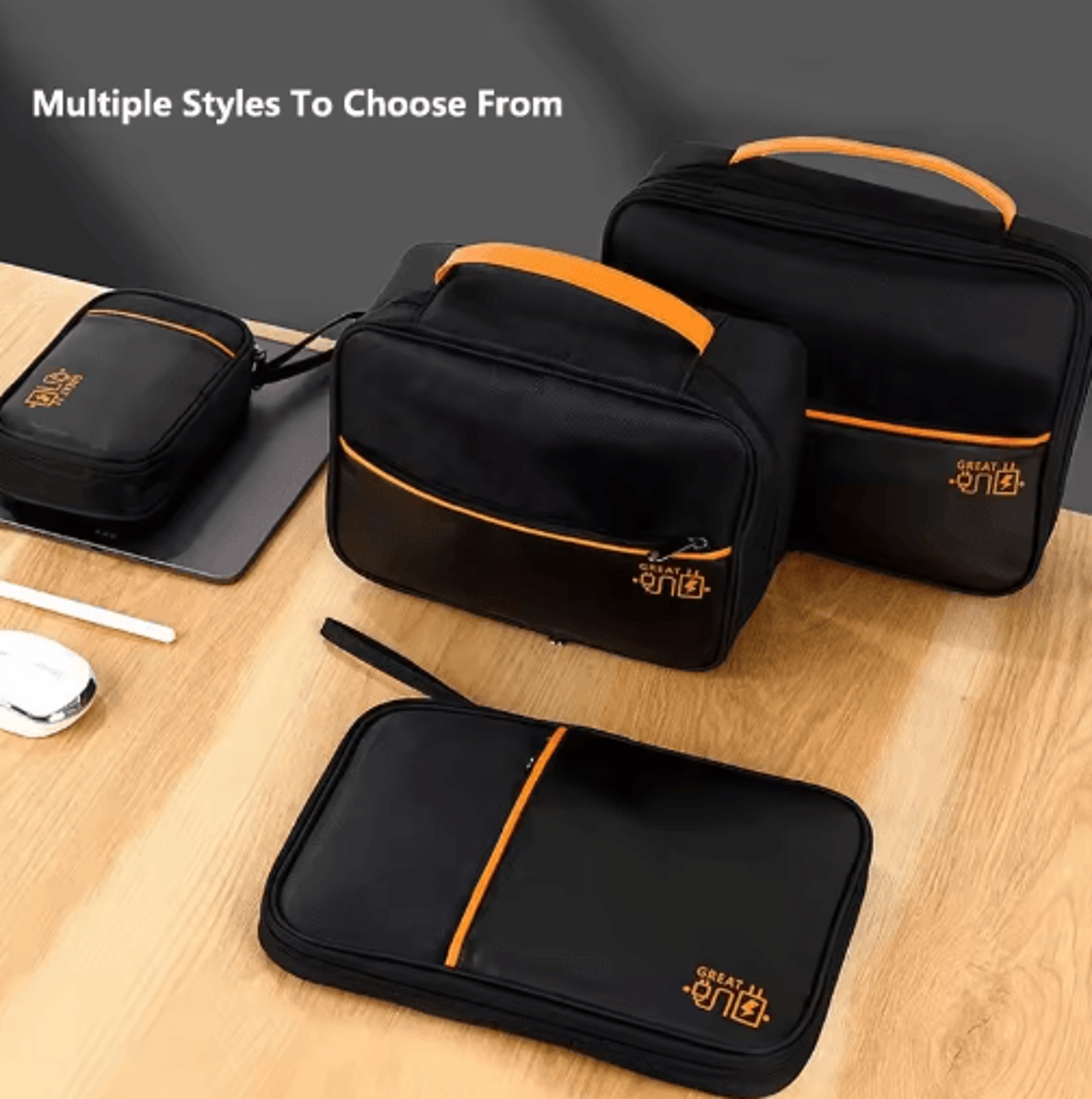 Waterproof Travel Cable  Electronics Organizer Case 19