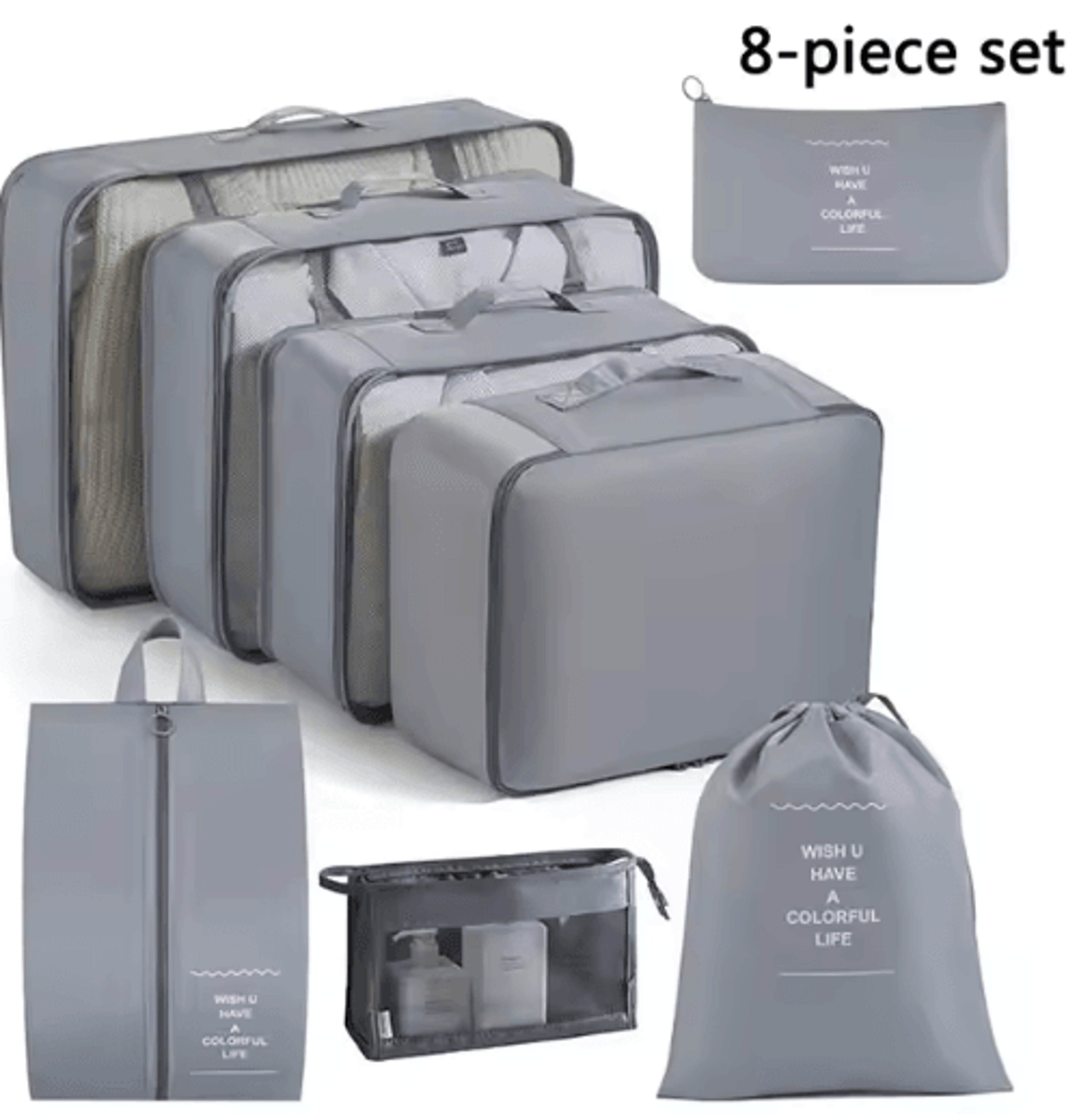 MultiPurpose Travel Packing  Storage Bag Set 4