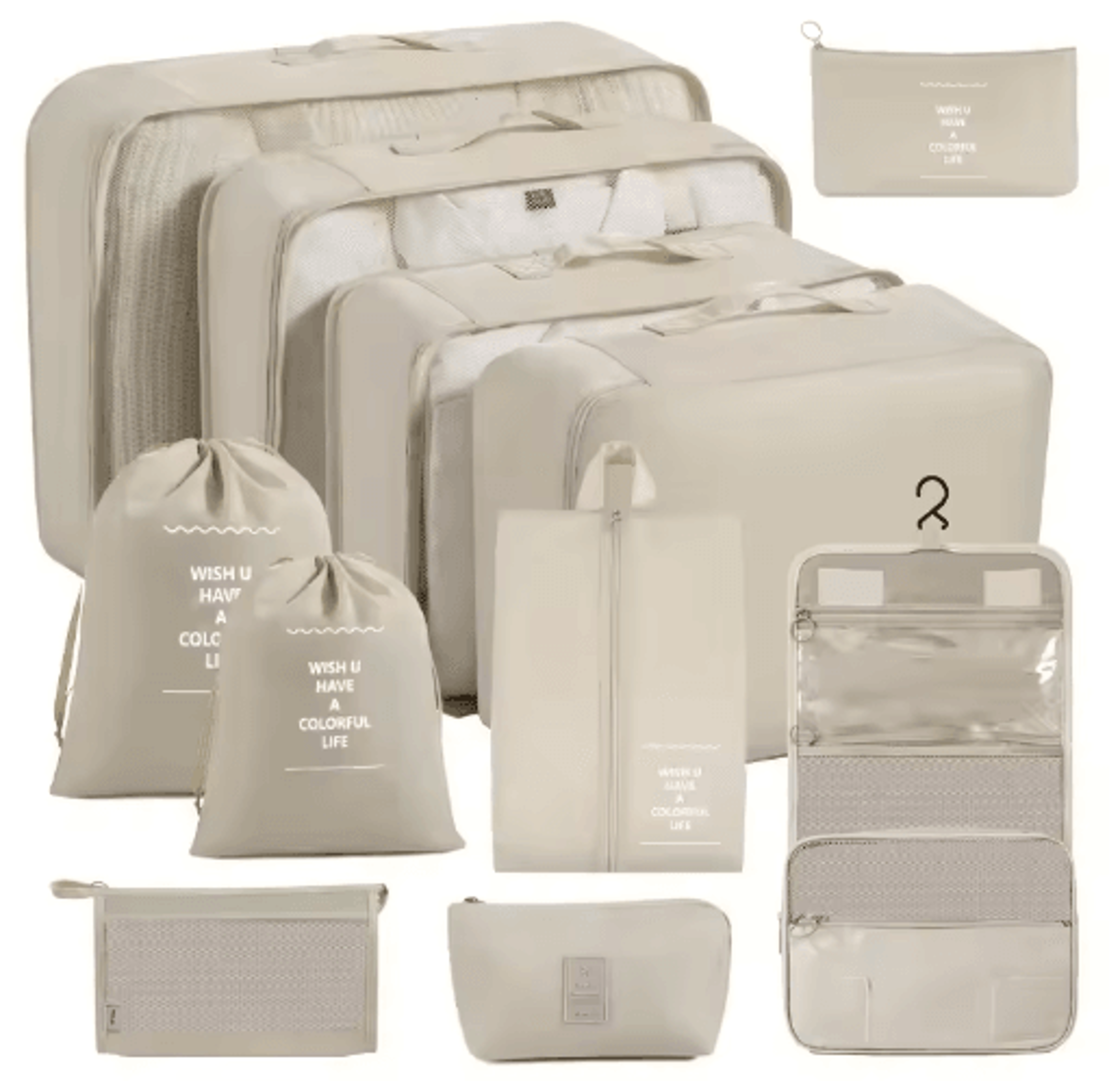 78910PCS Foldable Travel Packing Cubes Set 22