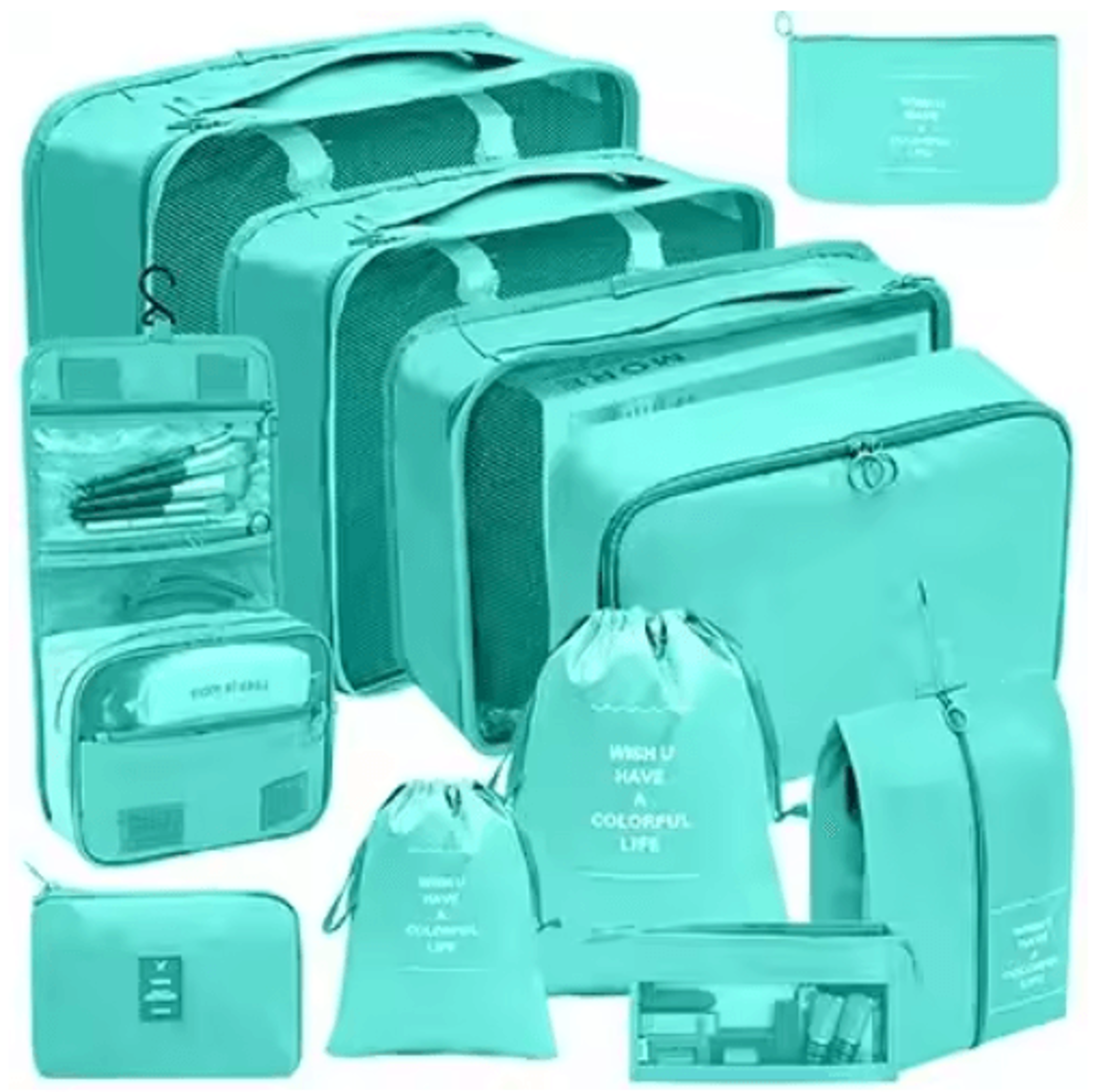 891011PCS Foldable Travel Packing Cubes Set 11