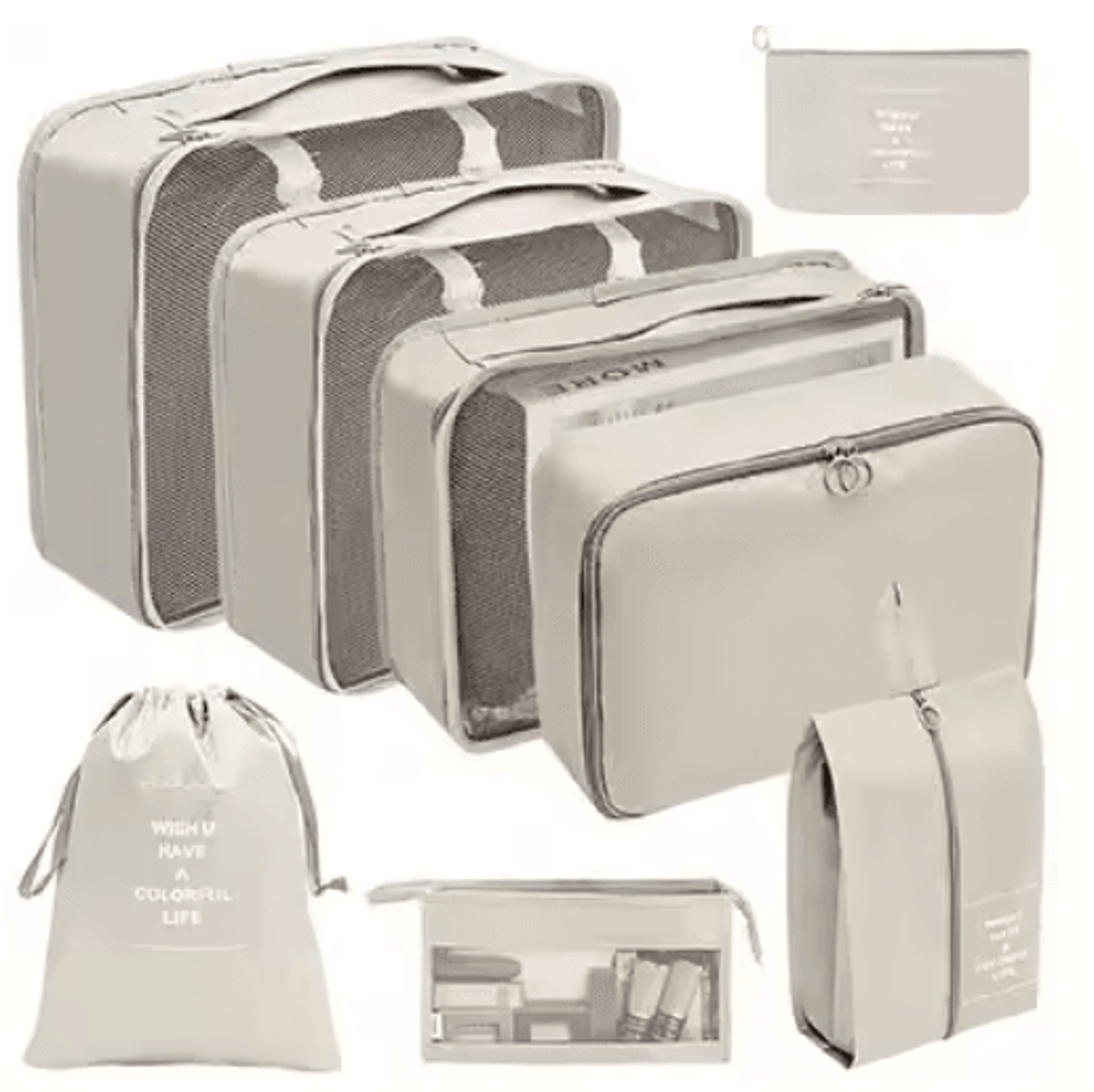 891011PCS Foldable Travel Packing Cubes Set 16