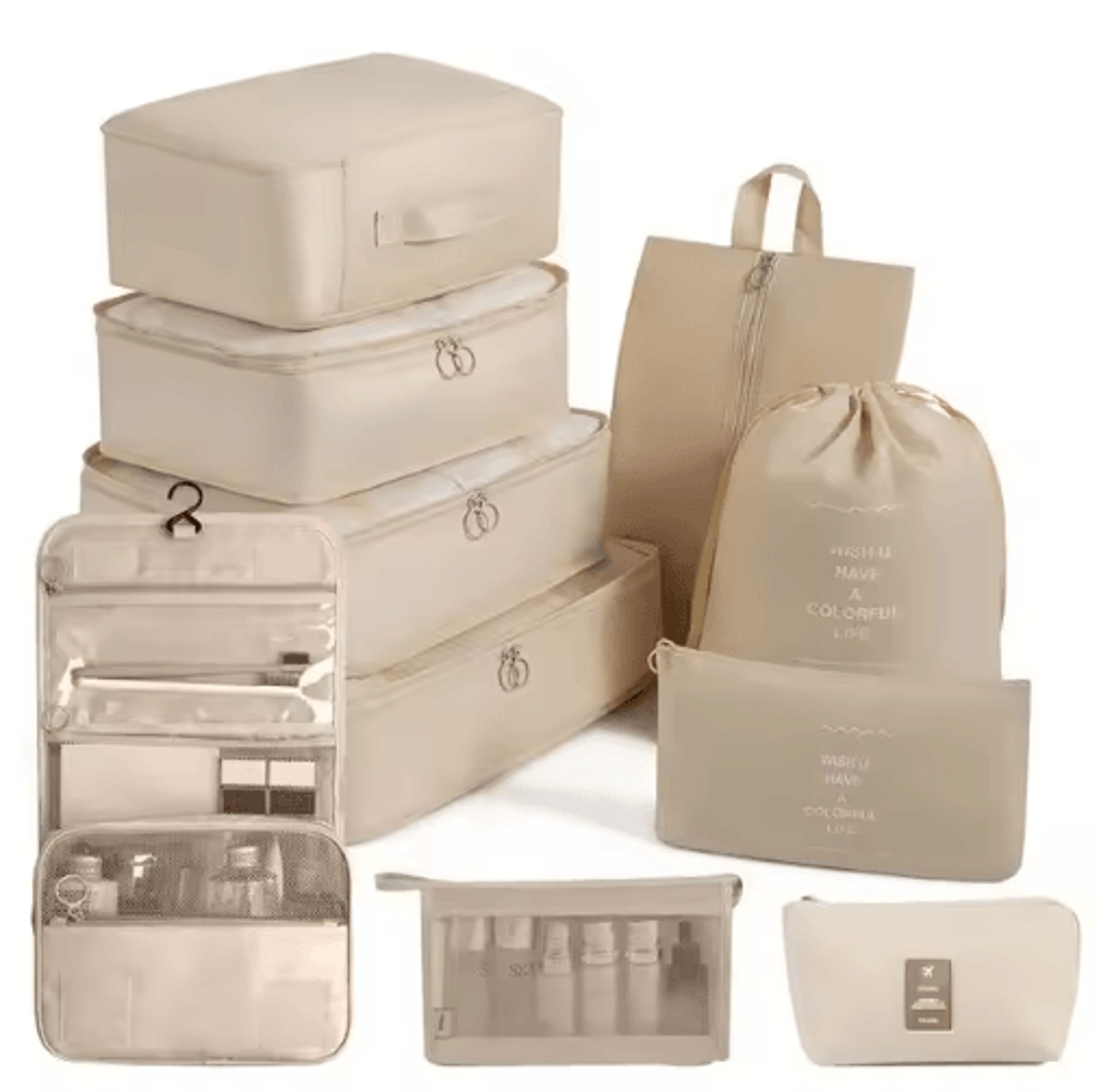 891011PCS Foldable Travel Packing Cubes Set 13