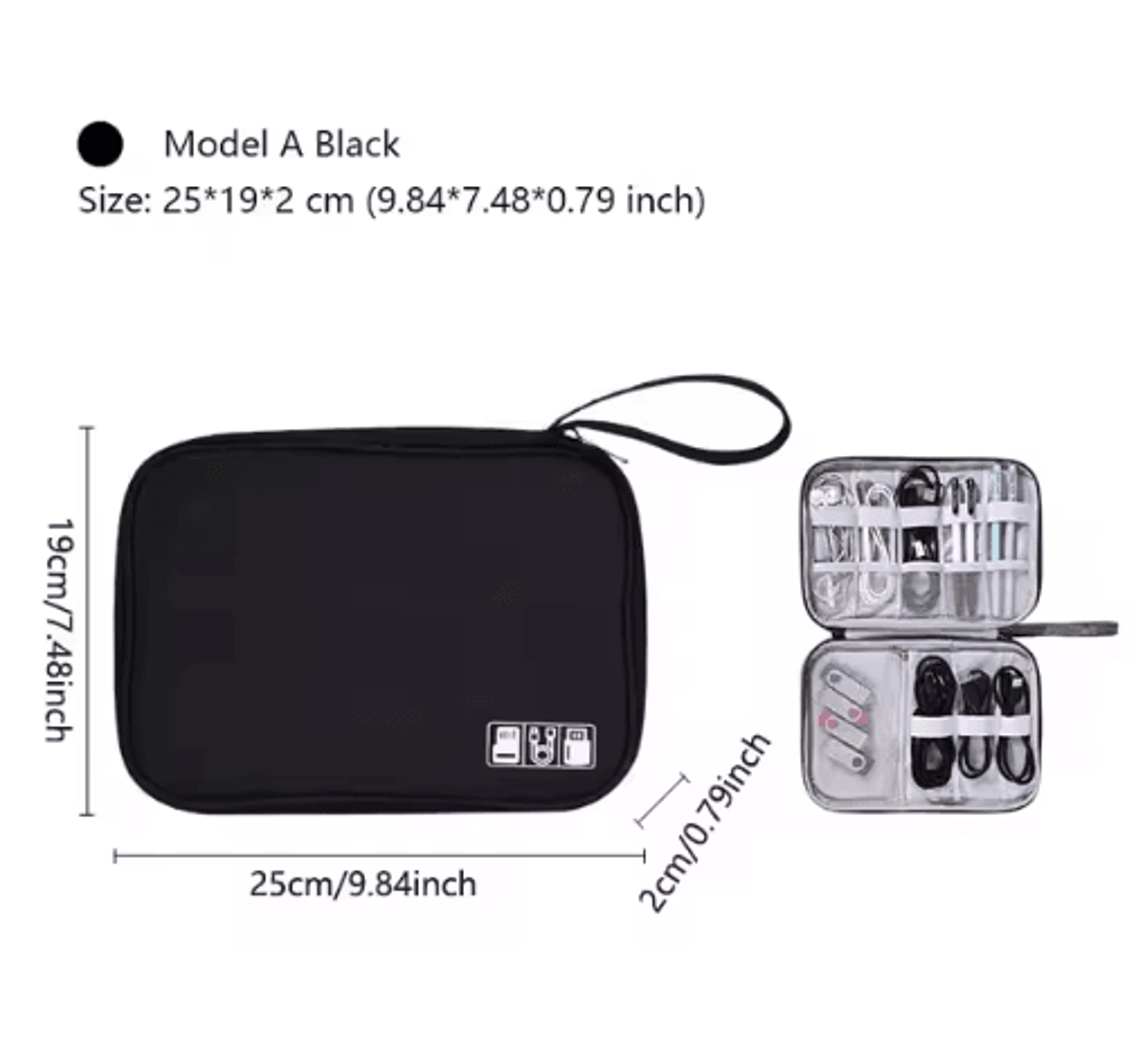 Waterproof Portable Digital Cable Organizer Pouch 11
