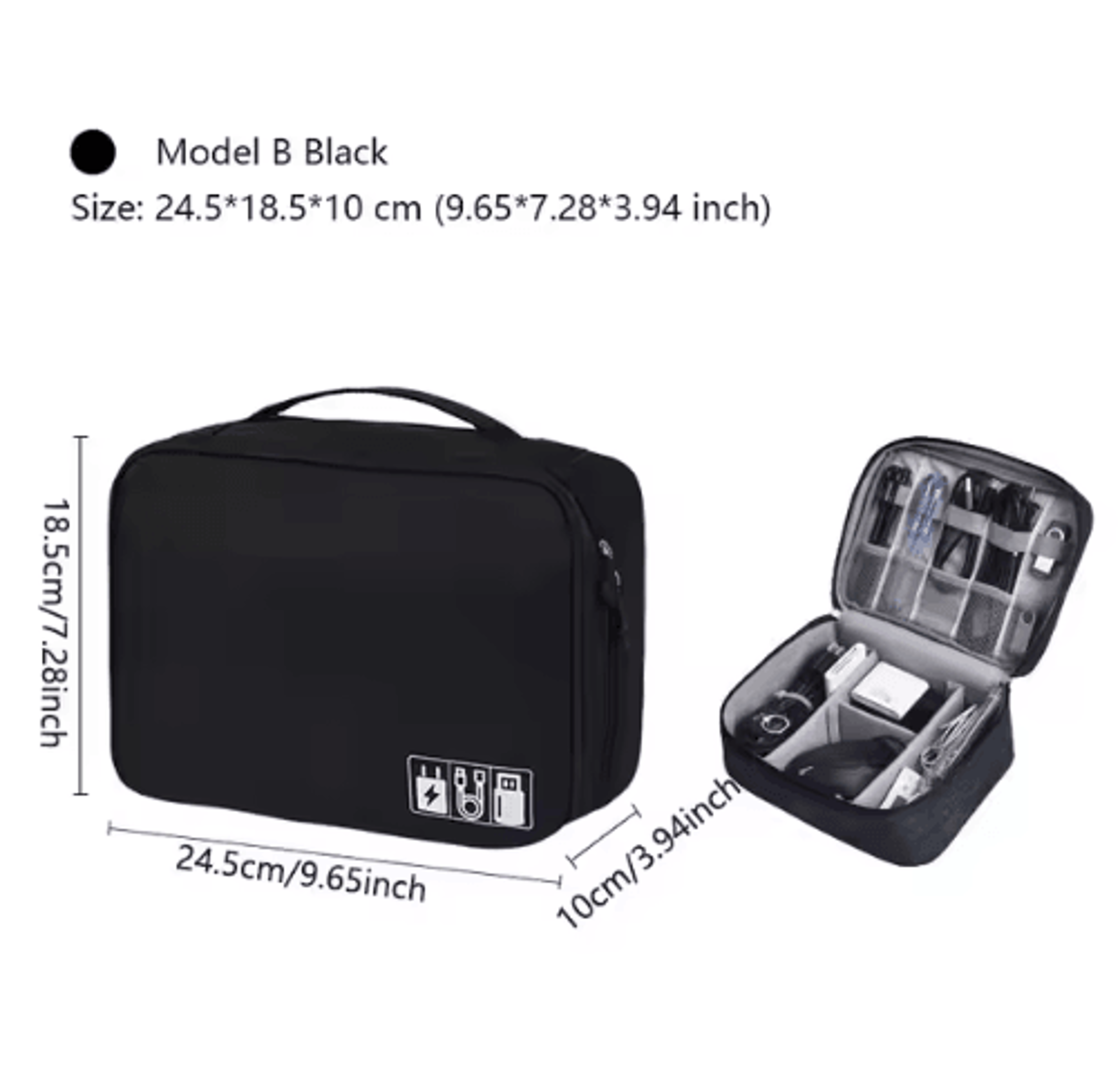 Waterproof Portable Digital Cable Organizer Pouch 12