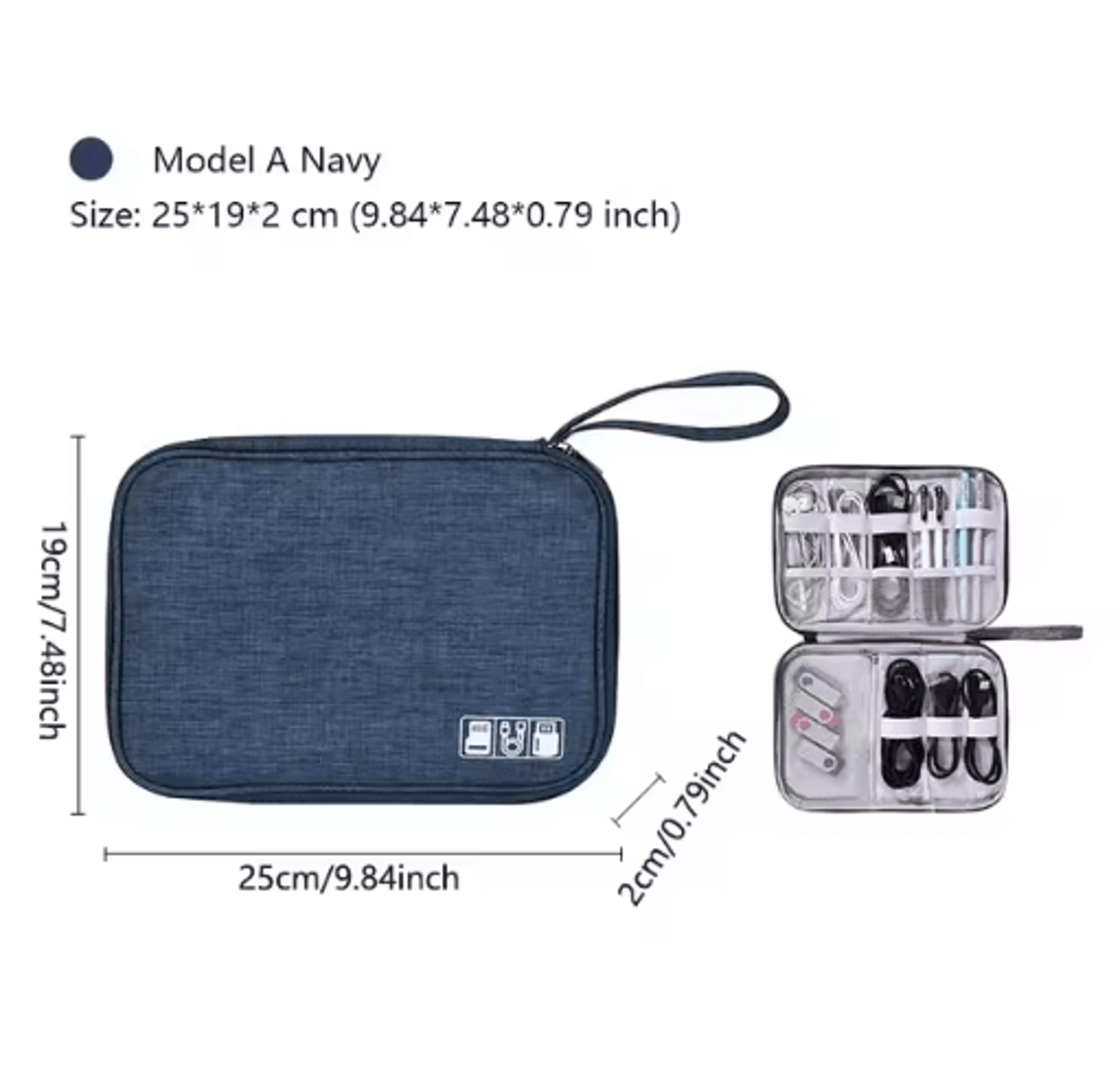 Waterproof Portable Digital Cable Organizer Pouch 17