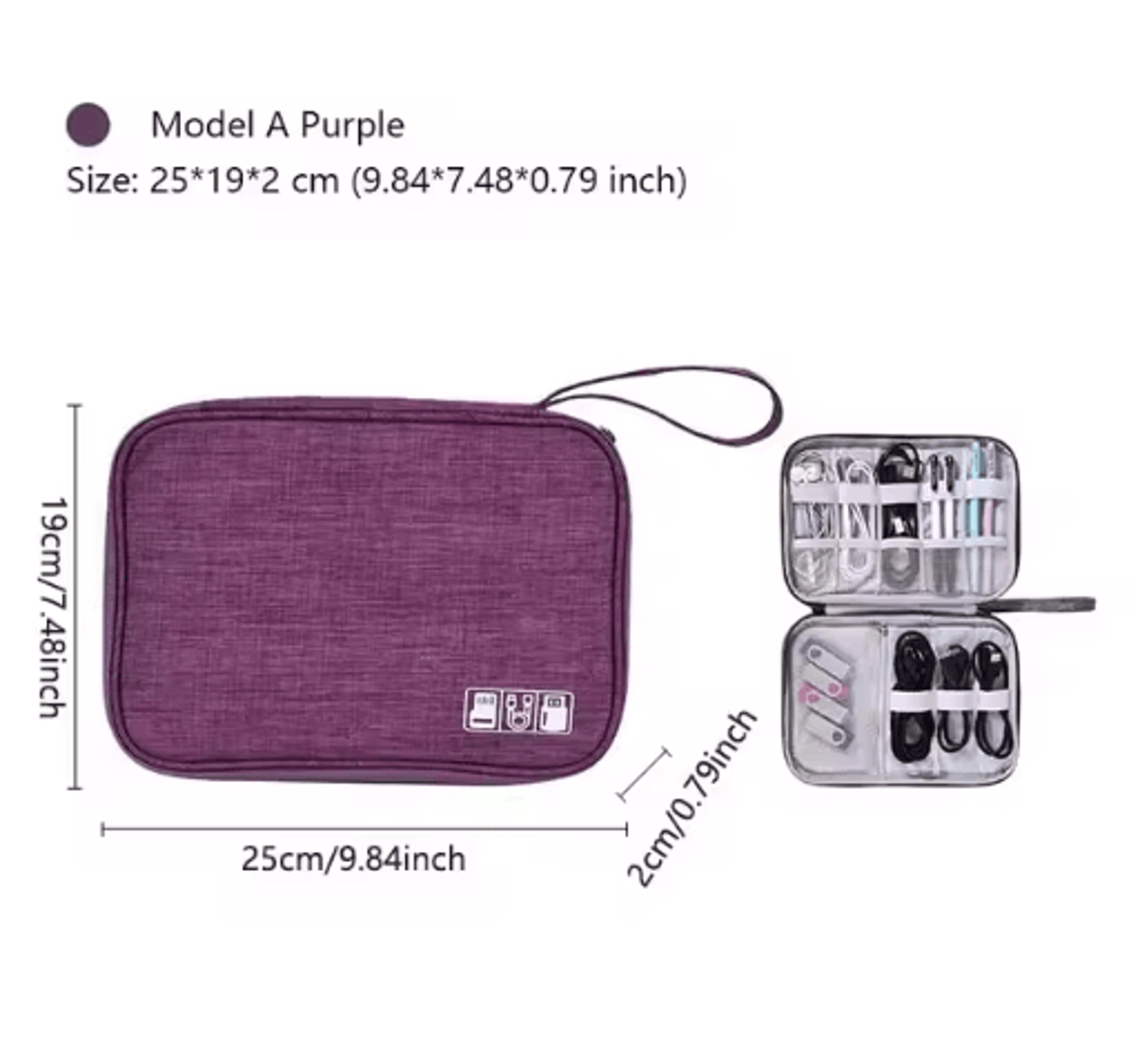 Waterproof Portable Digital Cable Organizer Pouch 9