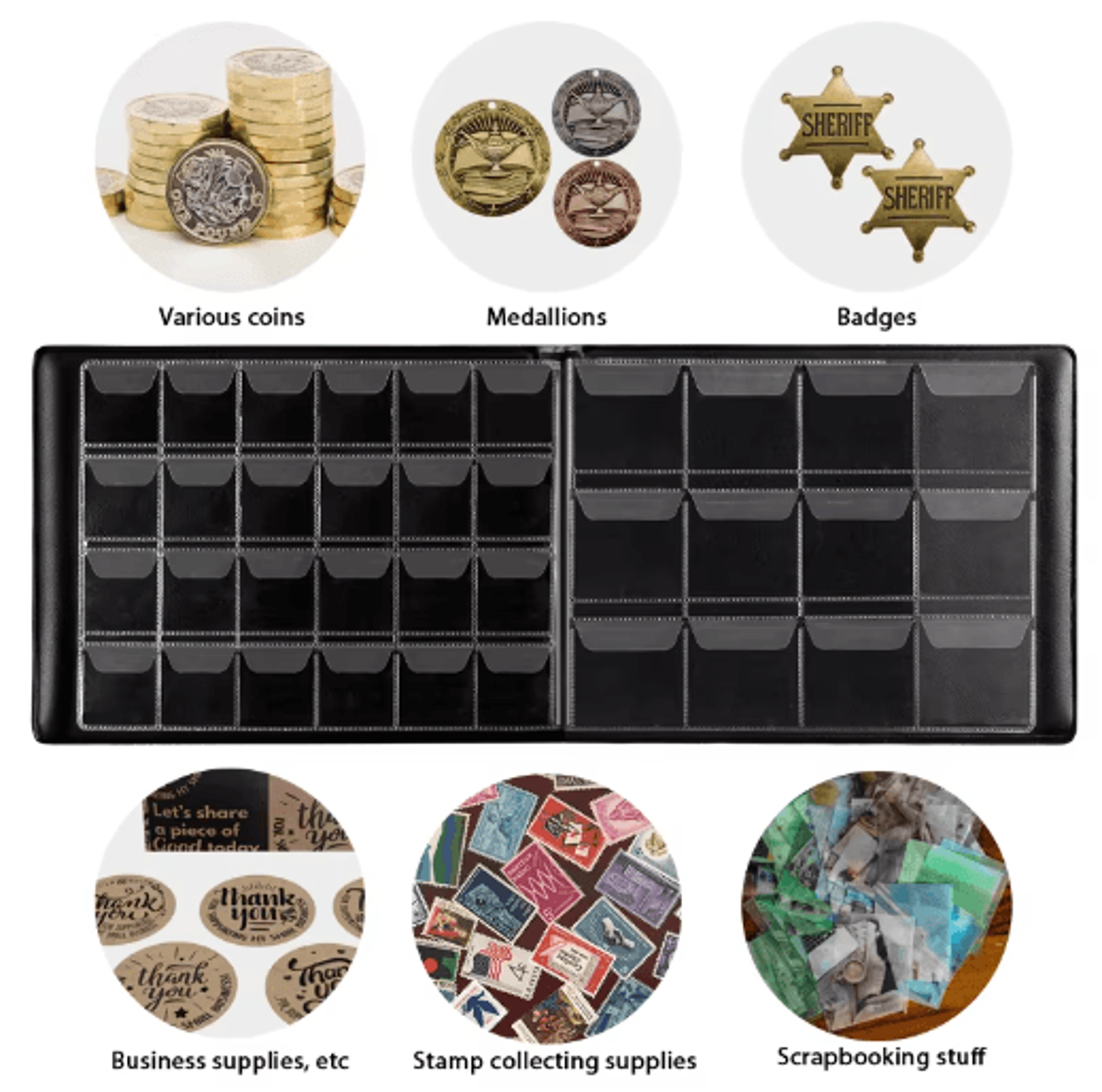 300Pocket Coin Collection Organizer Album 6
