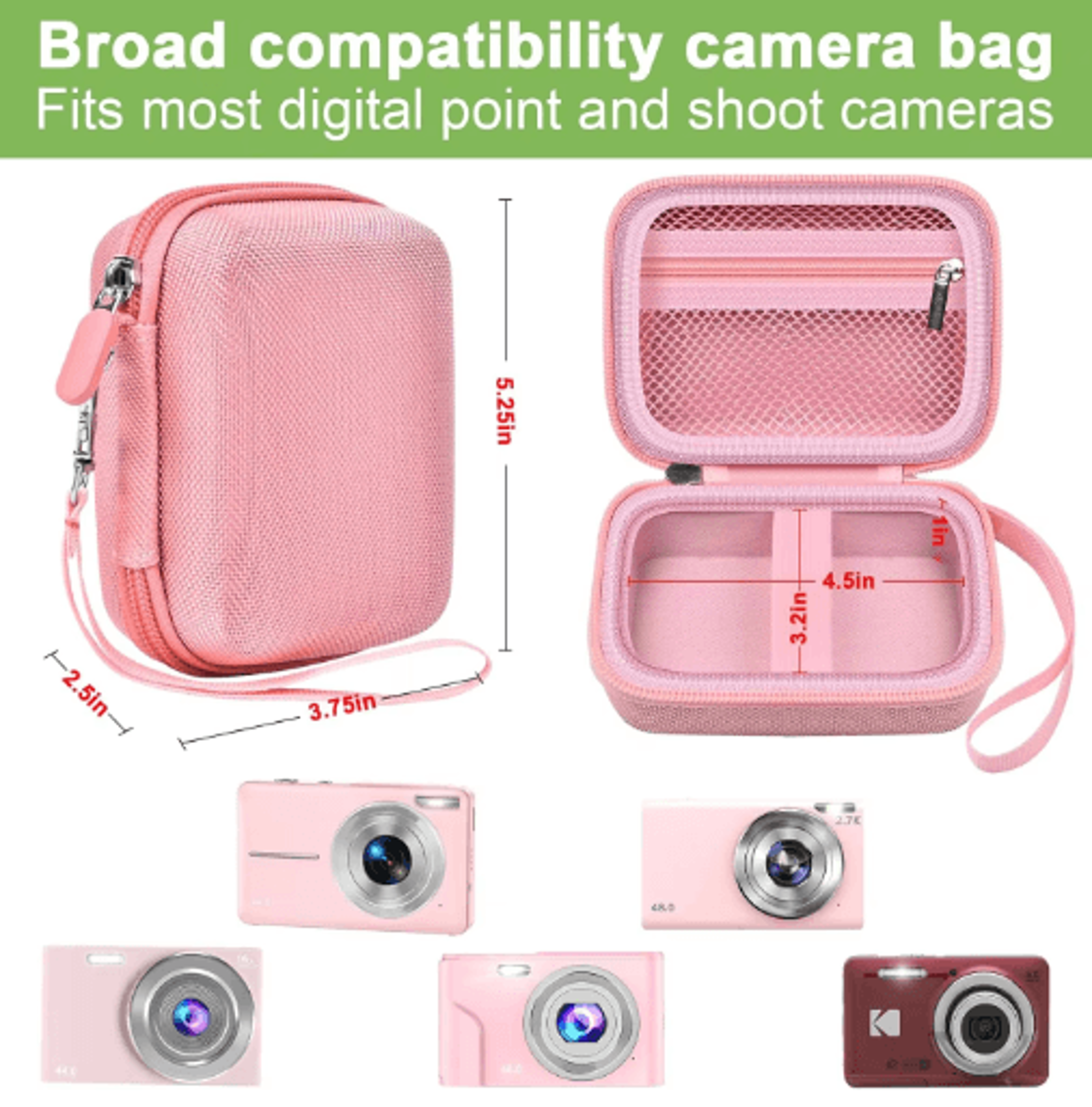 Protective Digital Camera Case For PointandShoot Cameras 10
