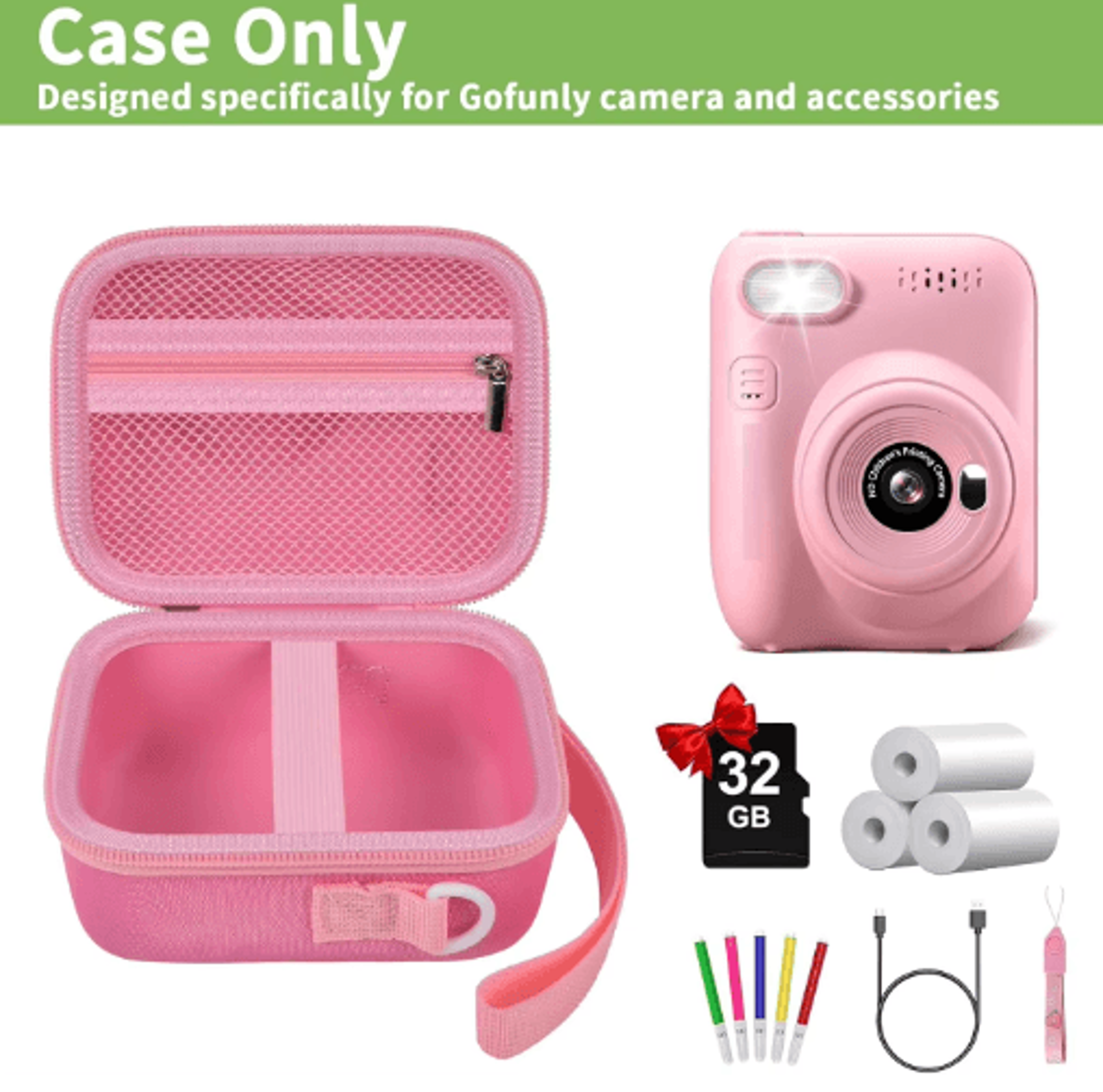 Kids Instant Print Camera Case For Gofunly Esoxoffore  LETSHAHA 9