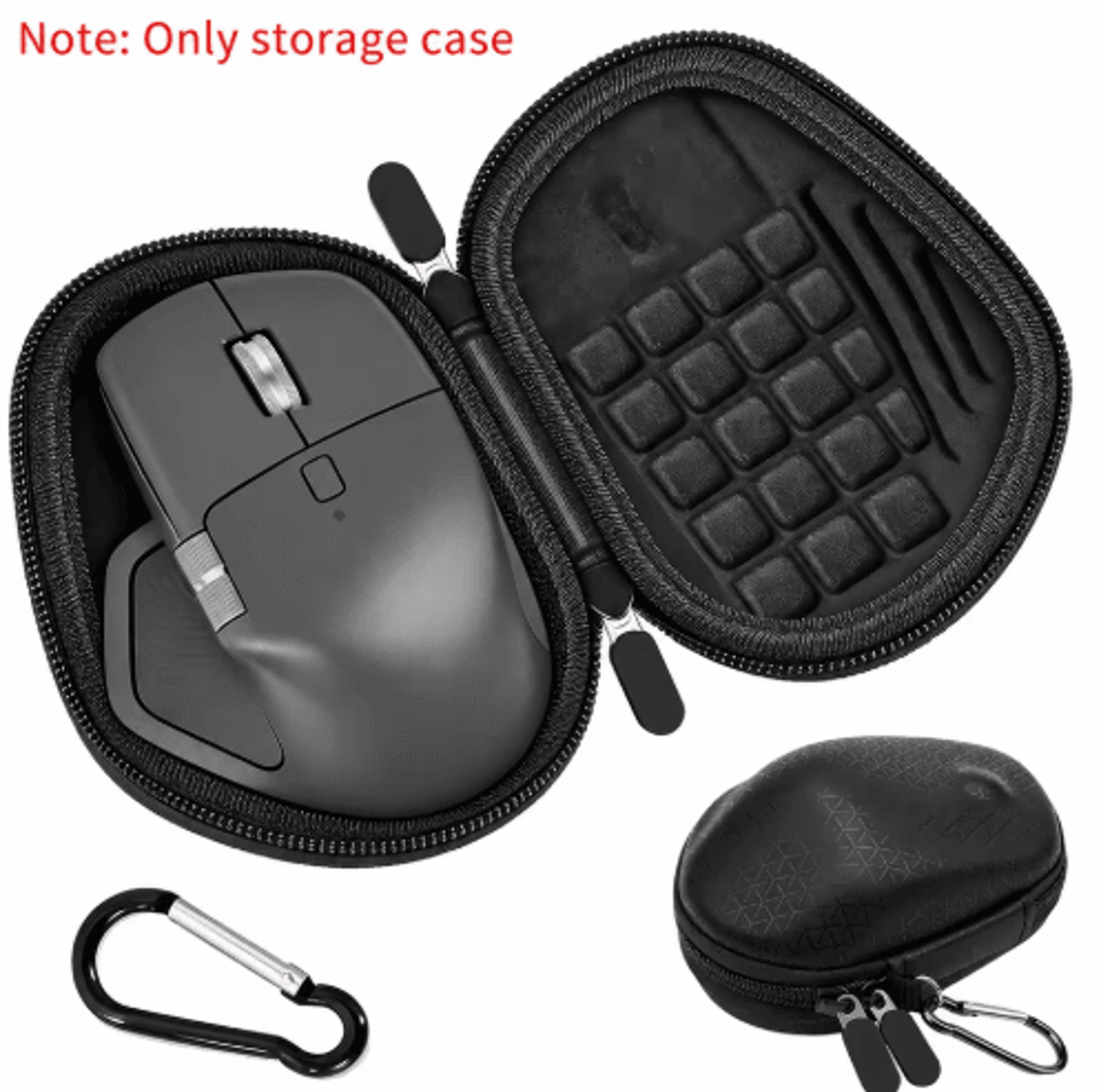 PU Leather Travel Case For Logitech MX Master Mouse 0
