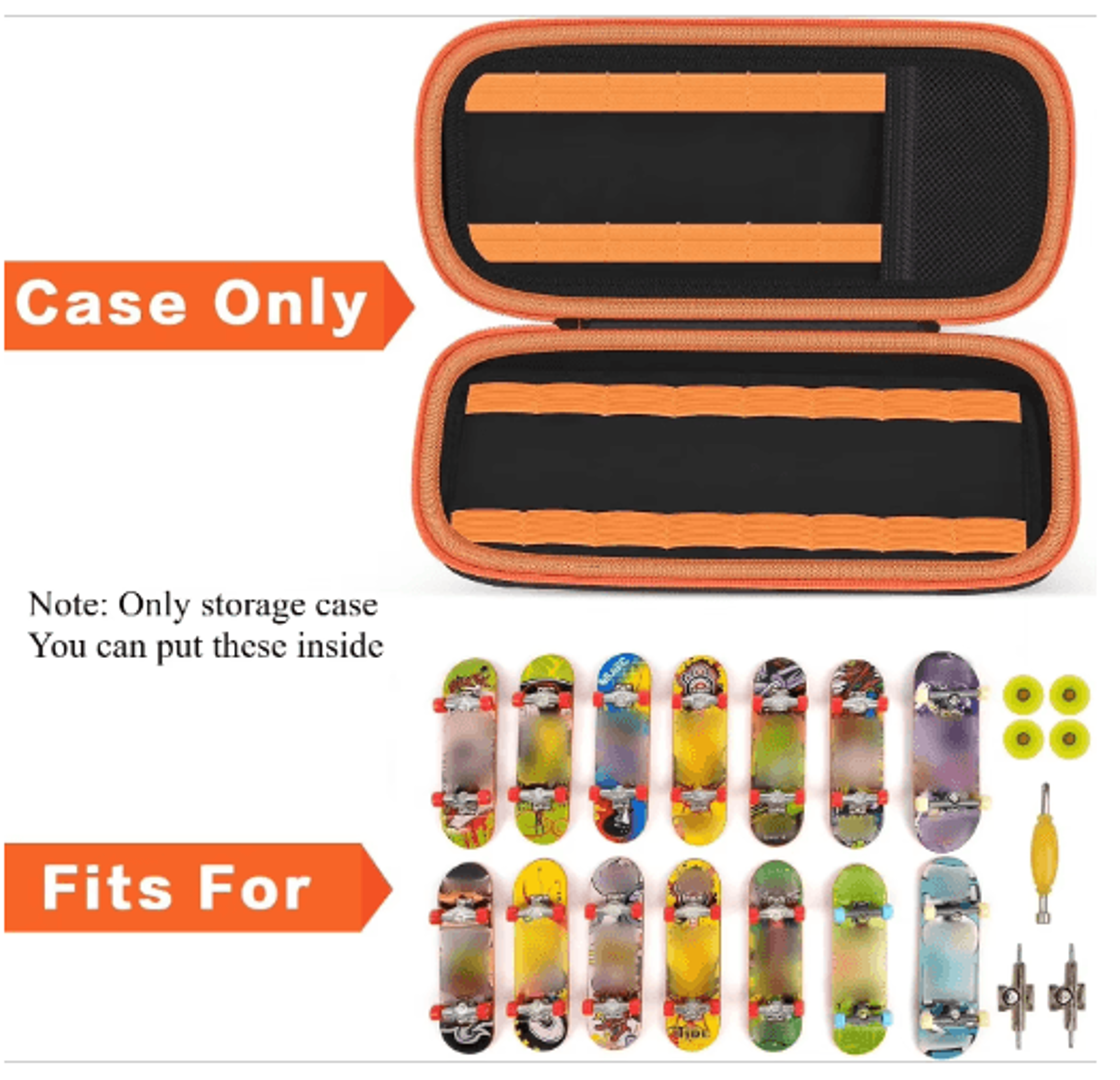Finger Skateboard Storage Case For TECH Deck Collections 6