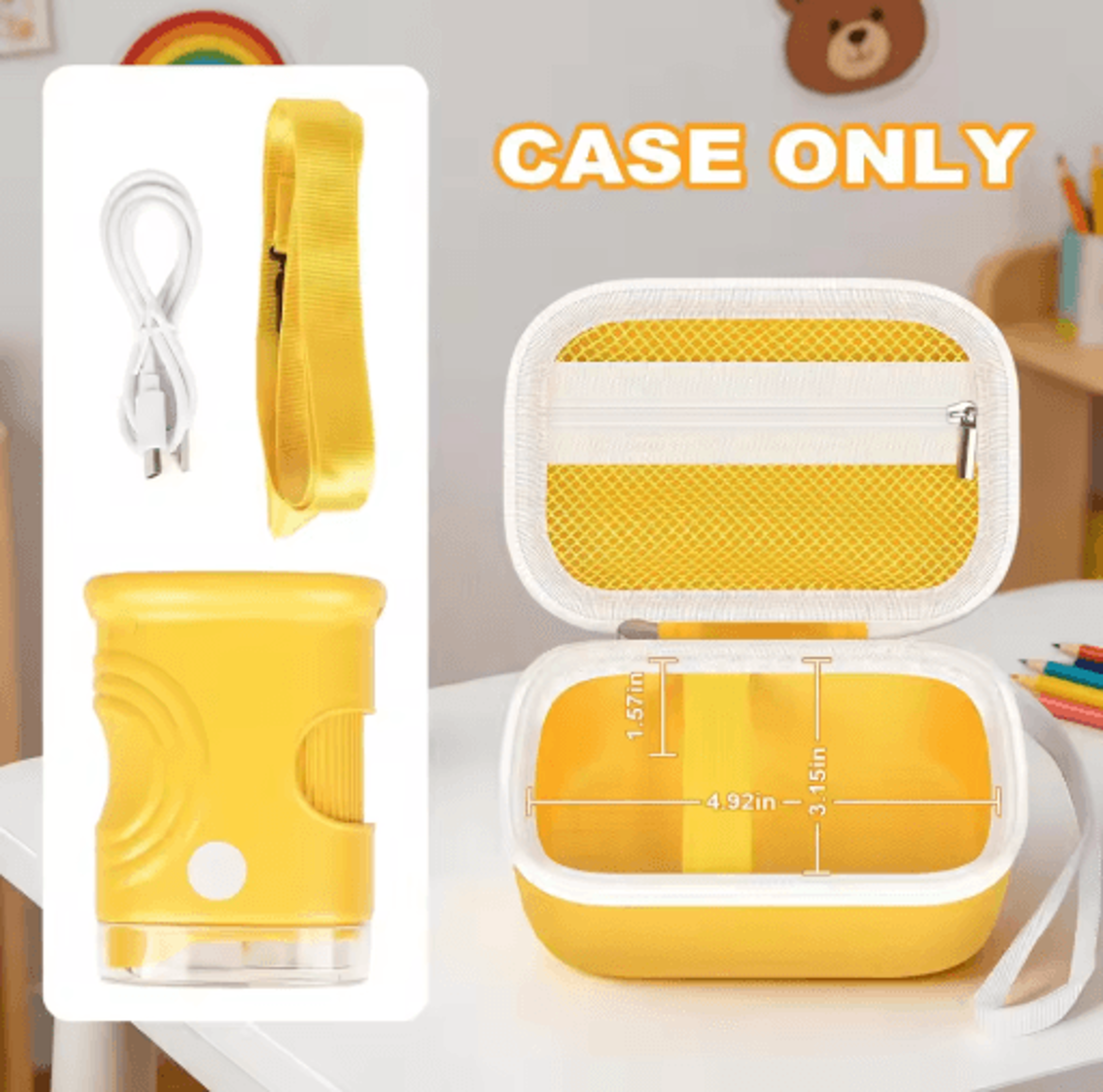 Protective Kids Microscope Case For BMDSAE  Edubini 1000X 6