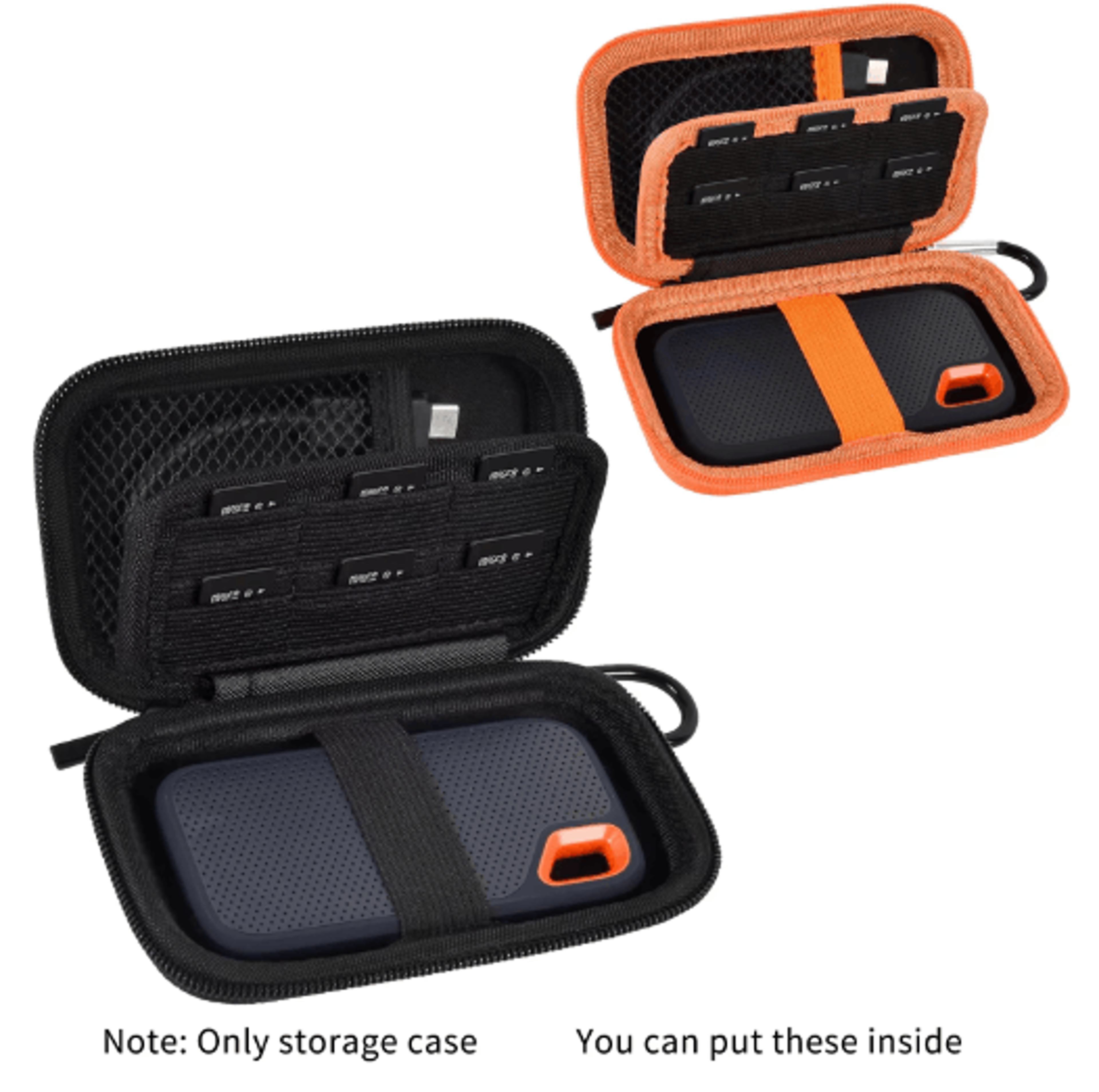 Protective SSD  Memory Card Travel Case For SanDisk Extreme 0
