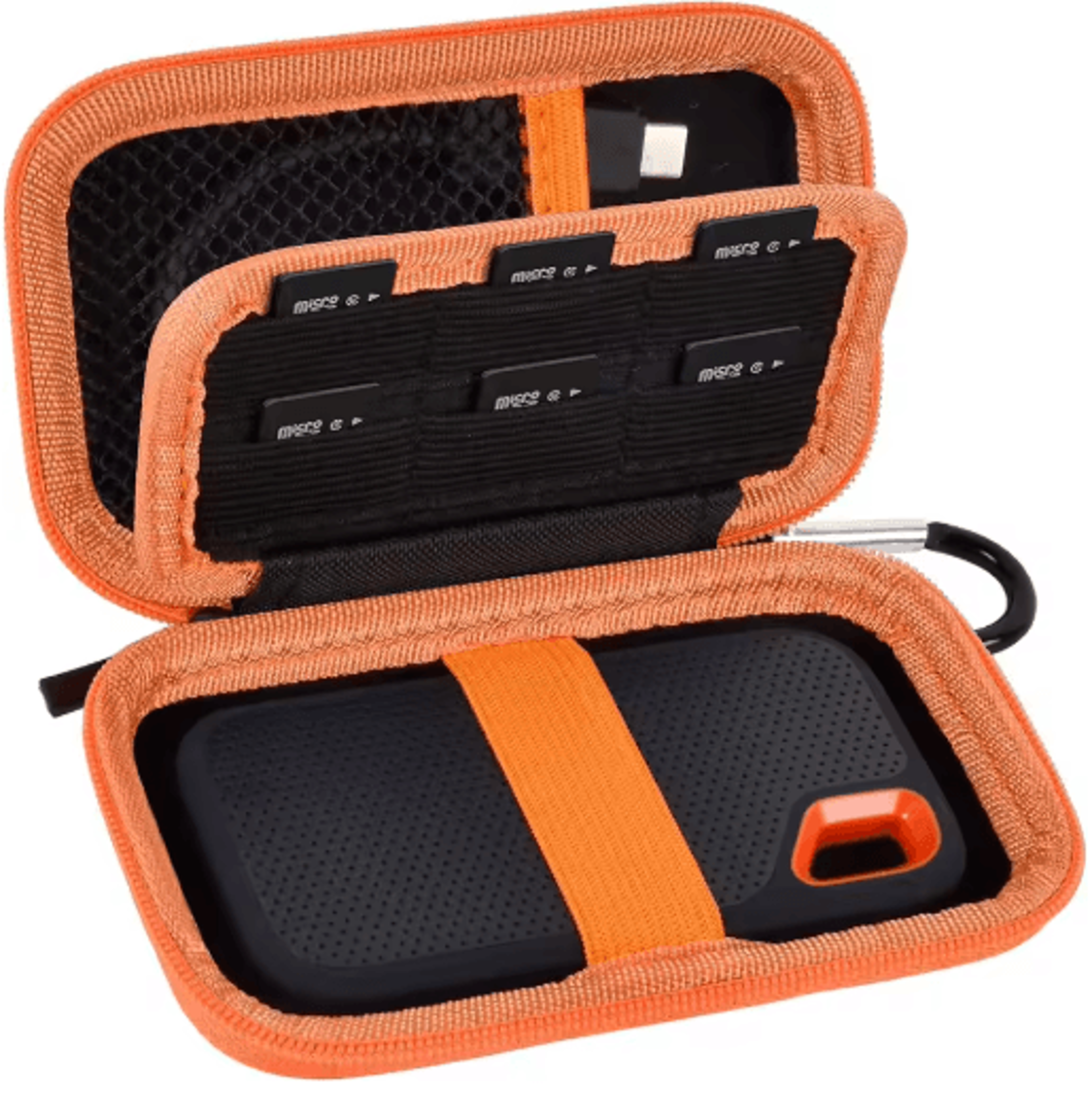 Protective SSD  Memory Card Travel Case For SanDisk Extreme 1