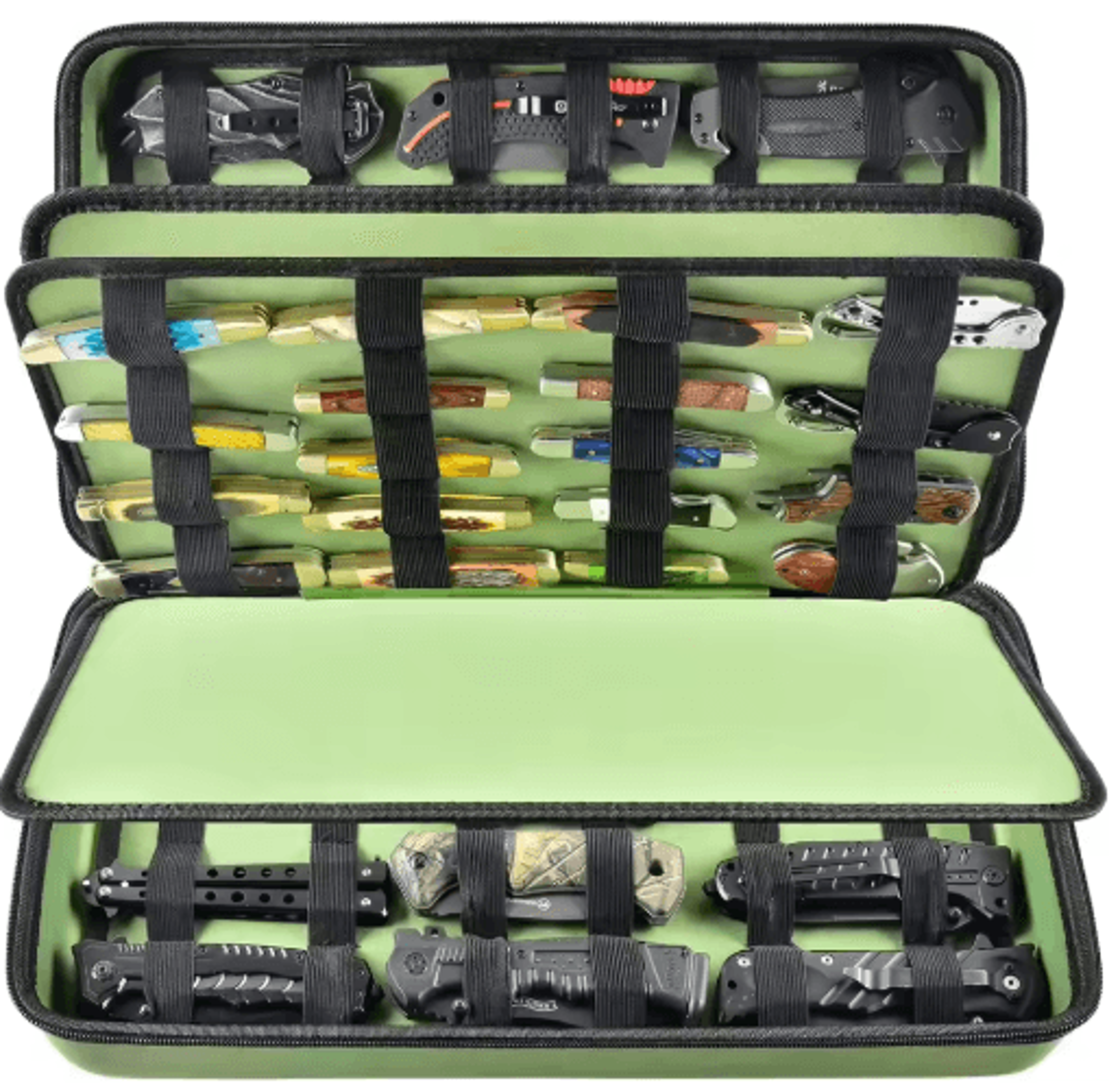 66 Slot Folding Knife Collection Display Case 5